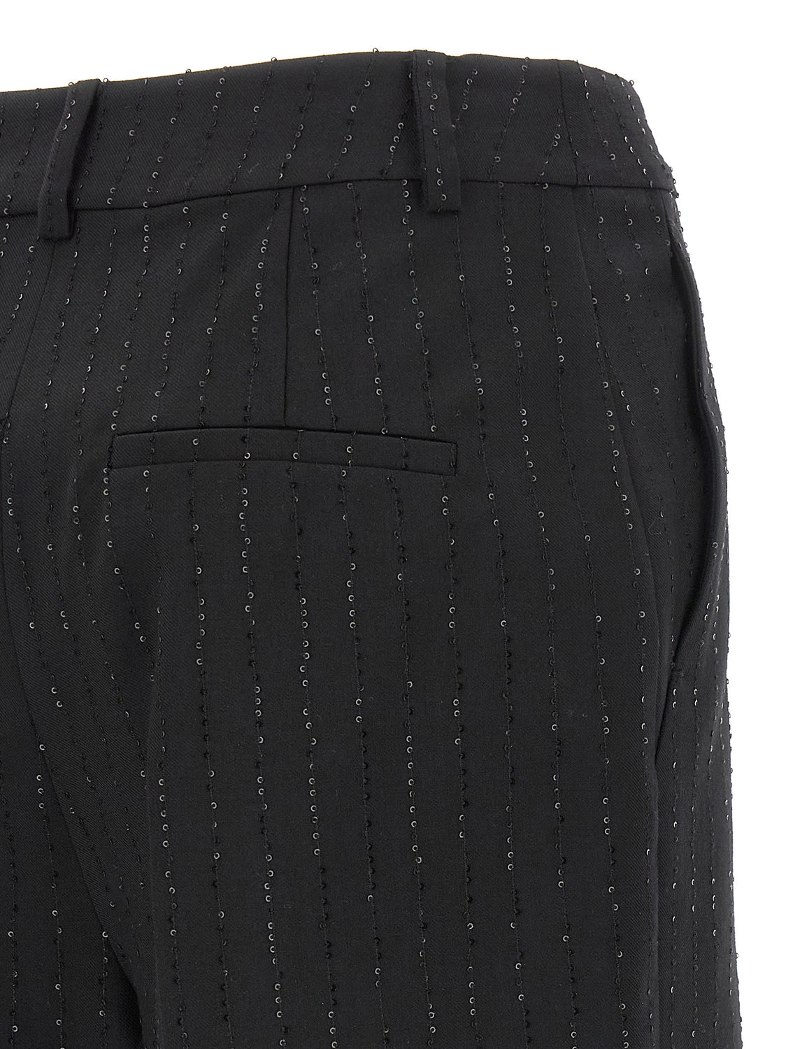 Black Virgin Wool Bermuda Shorts