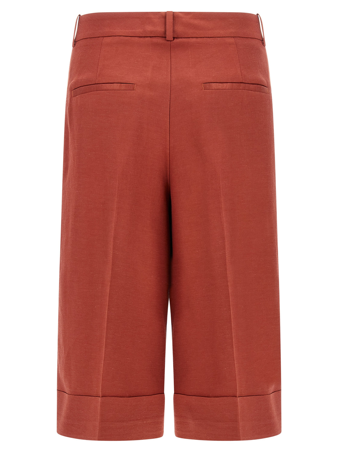 Multicolor Viscose Bermuda Shorts