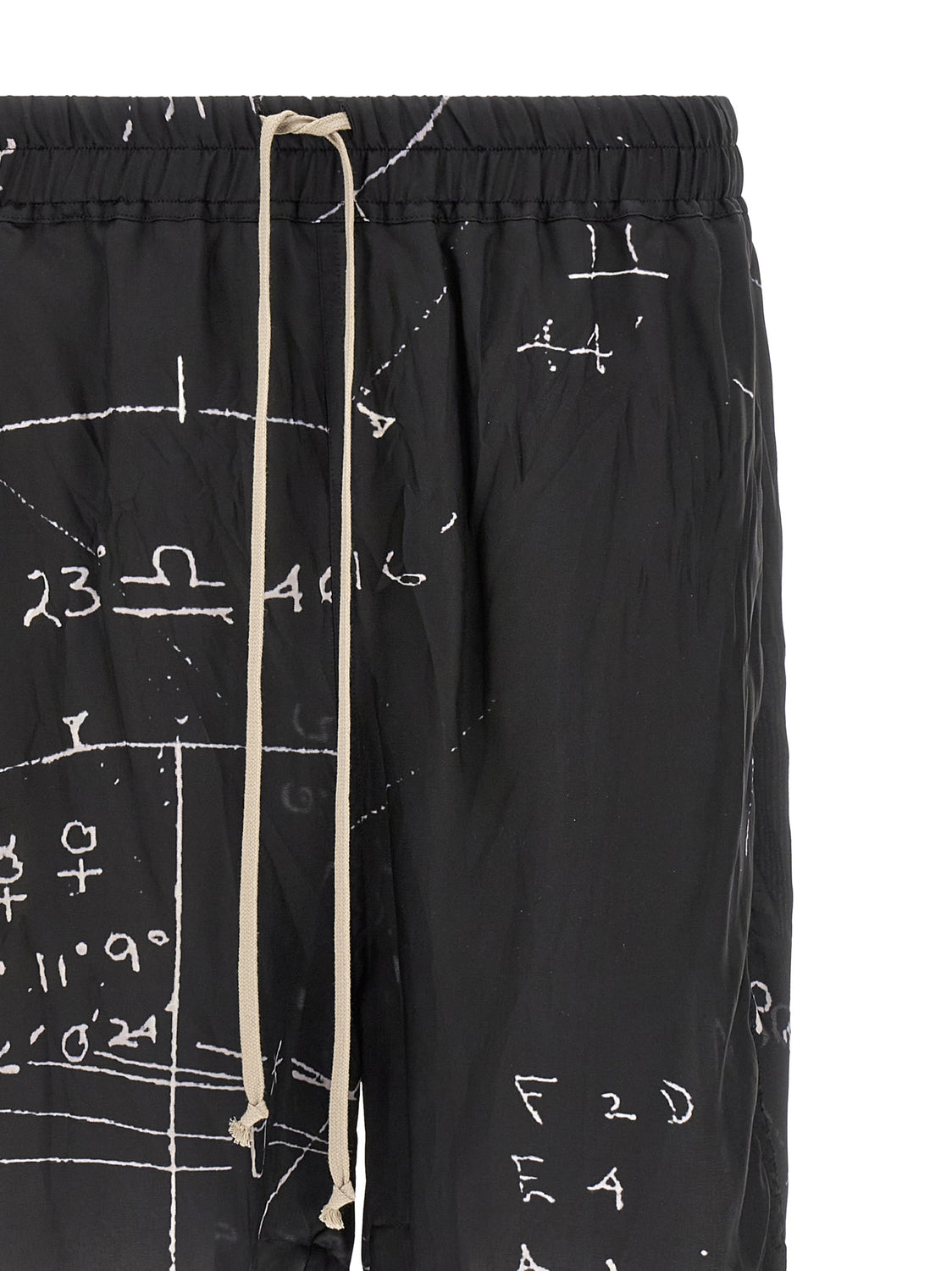 Bicolor Viscose Bermuda Shorts
