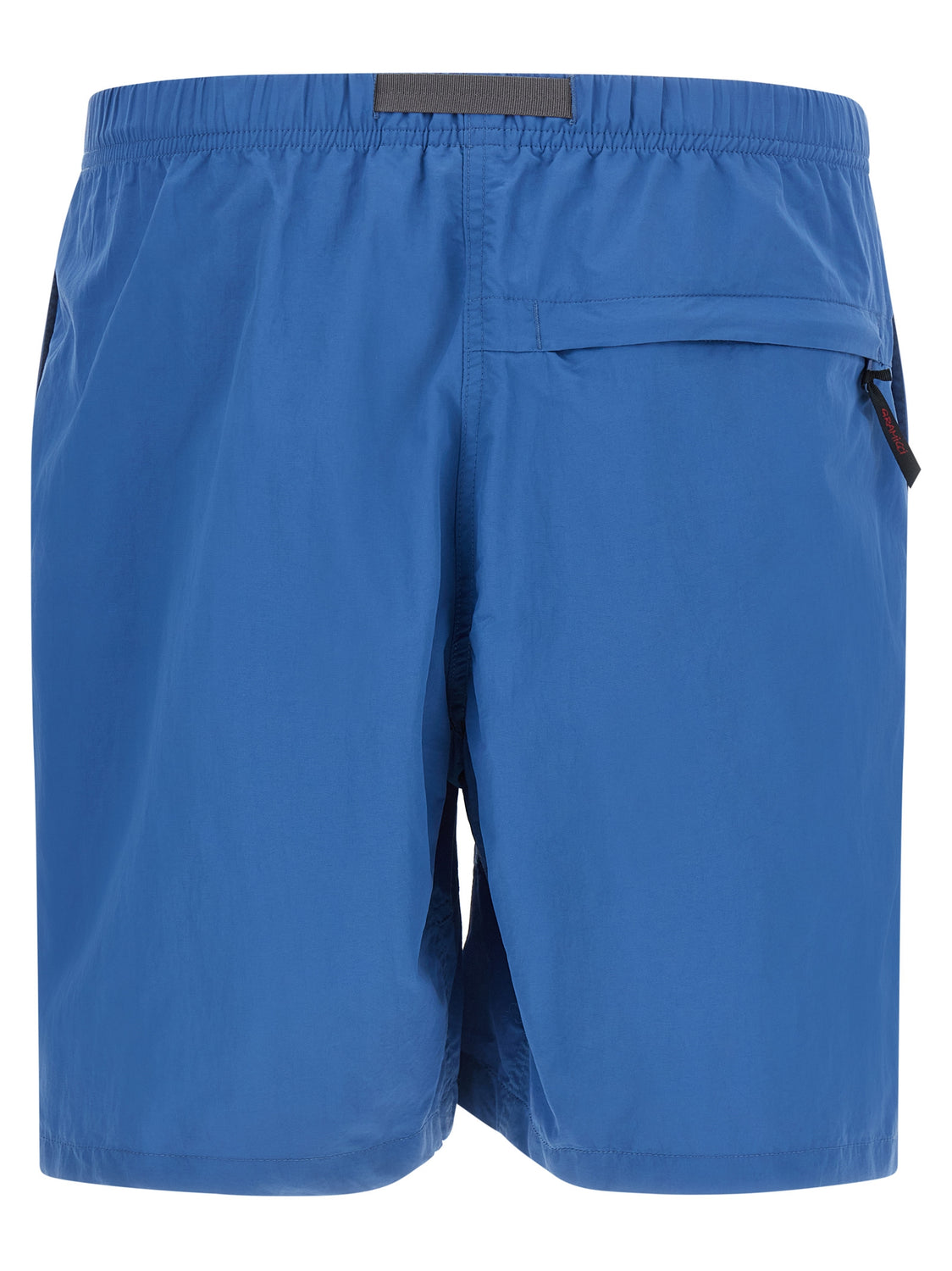 Blue Nylon Bermuda Shorts