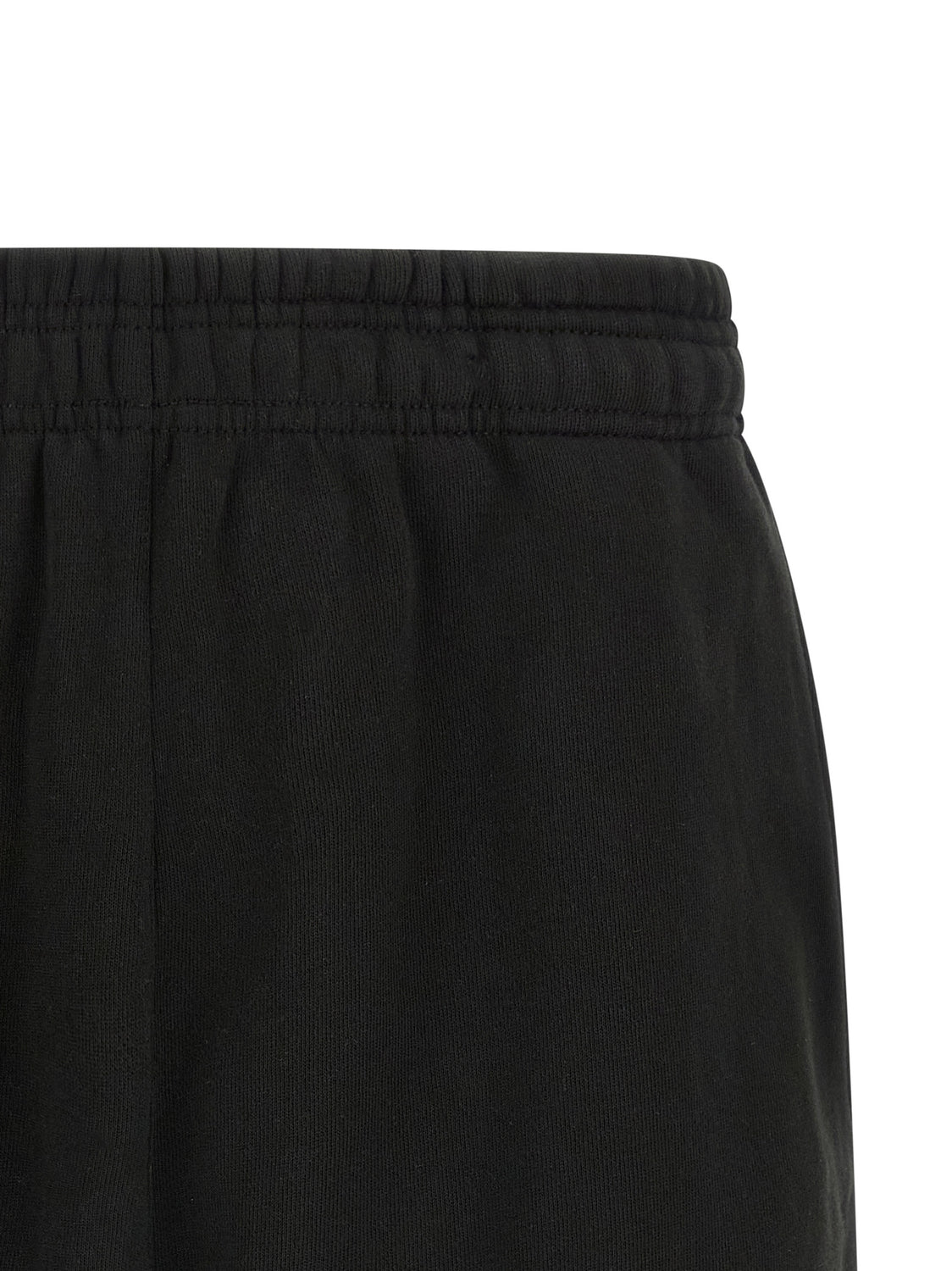 Black Cotton Bermuda Shorts