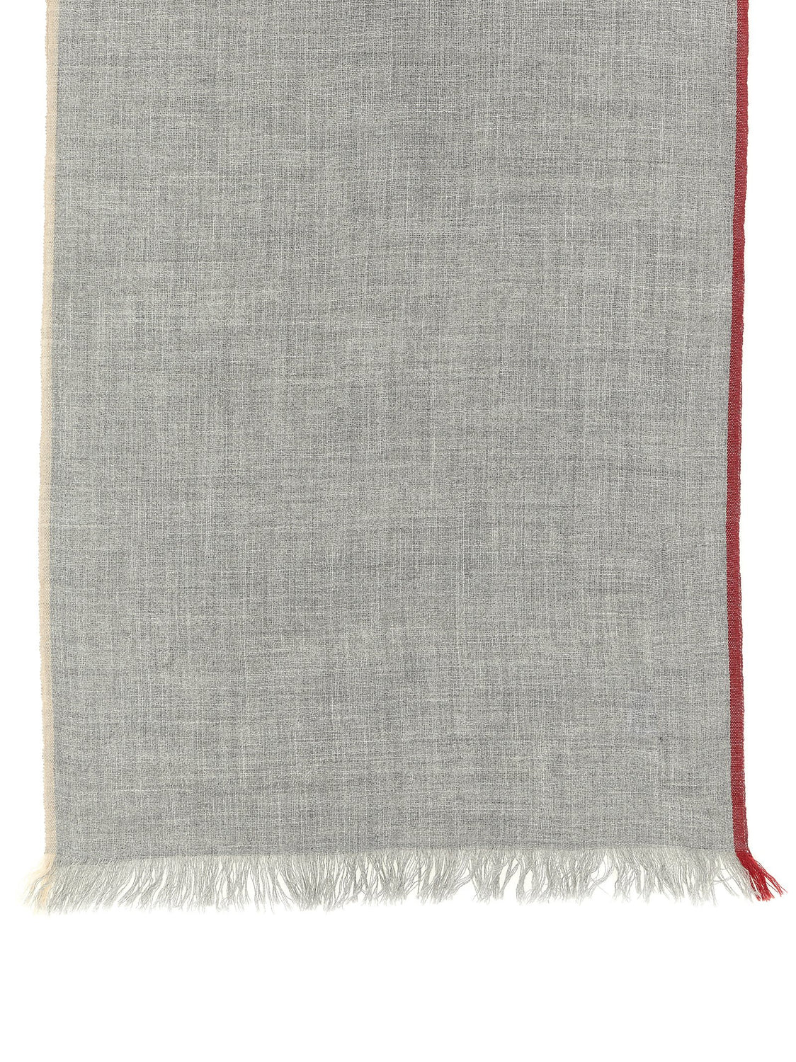 Gray Virgin Wool Scarf