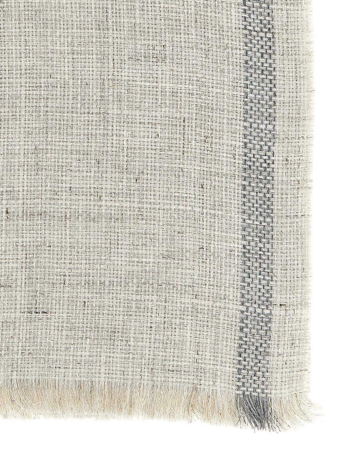Gray Linen Scarf