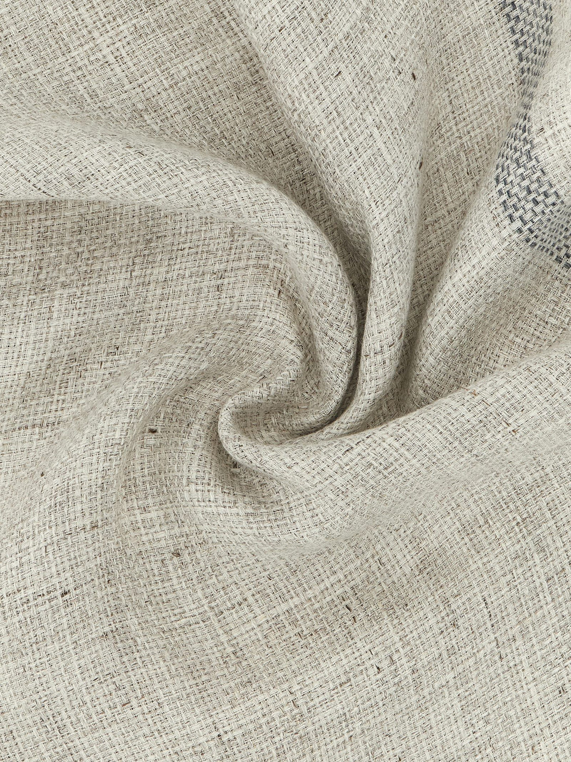 Gray Linen Scarf