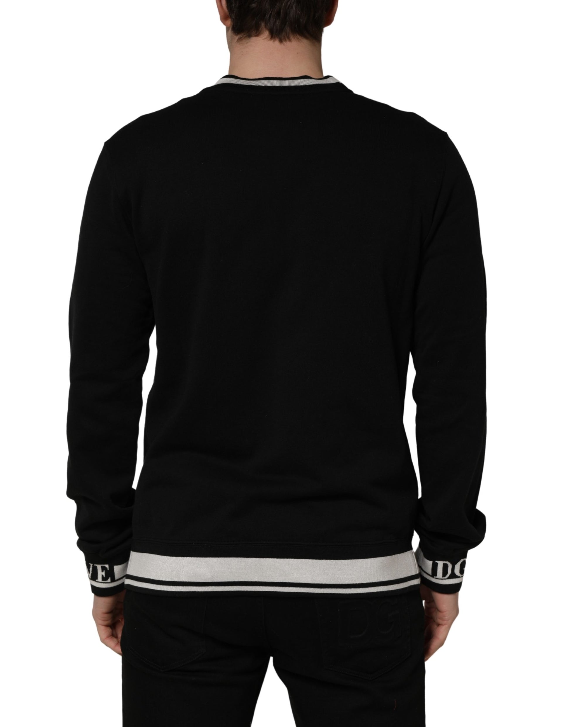 Black Super King Crew Neck Sweatshirt Sweater