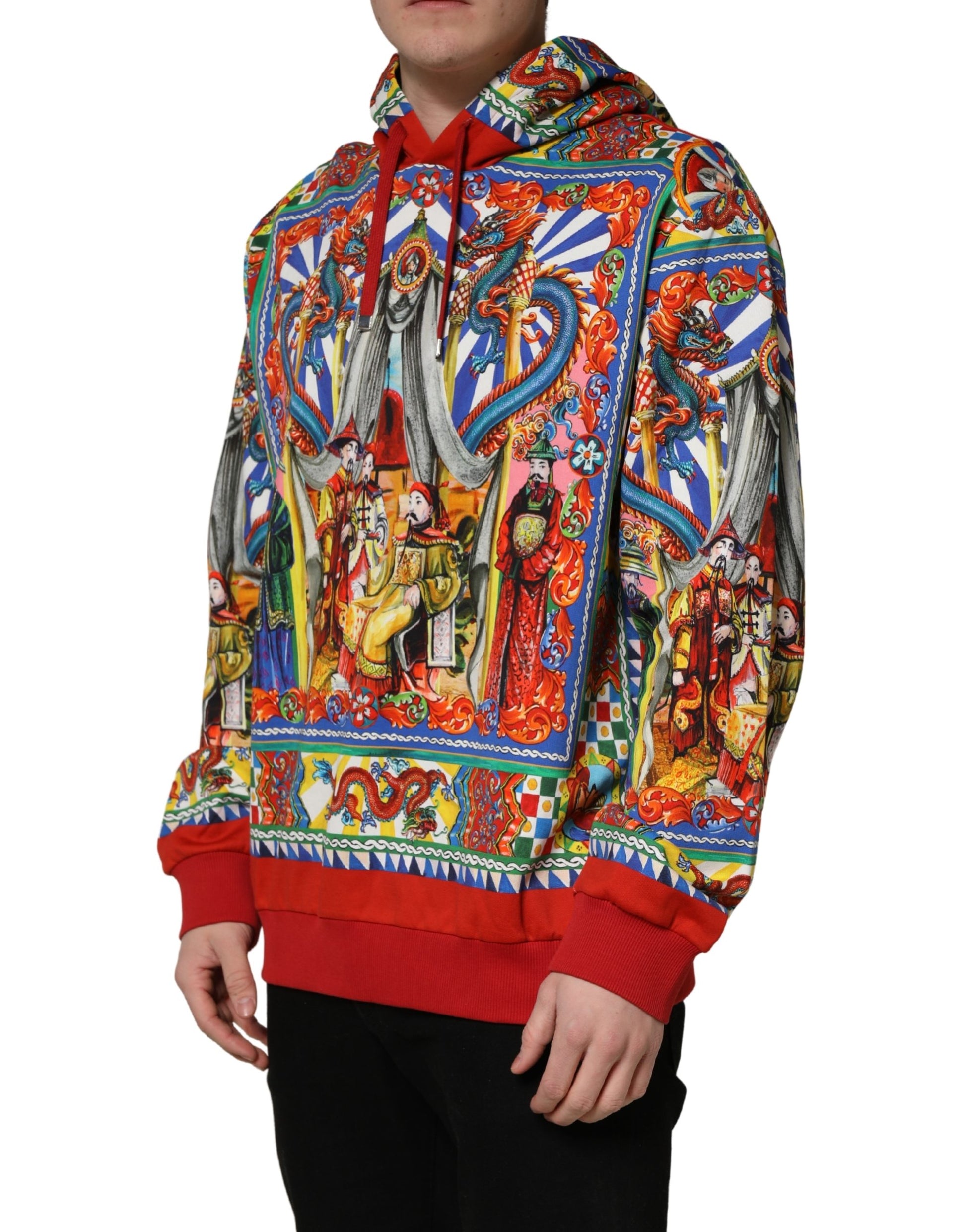 Multicolor Glamzilla Hooded Men Sweatshirt Sweater