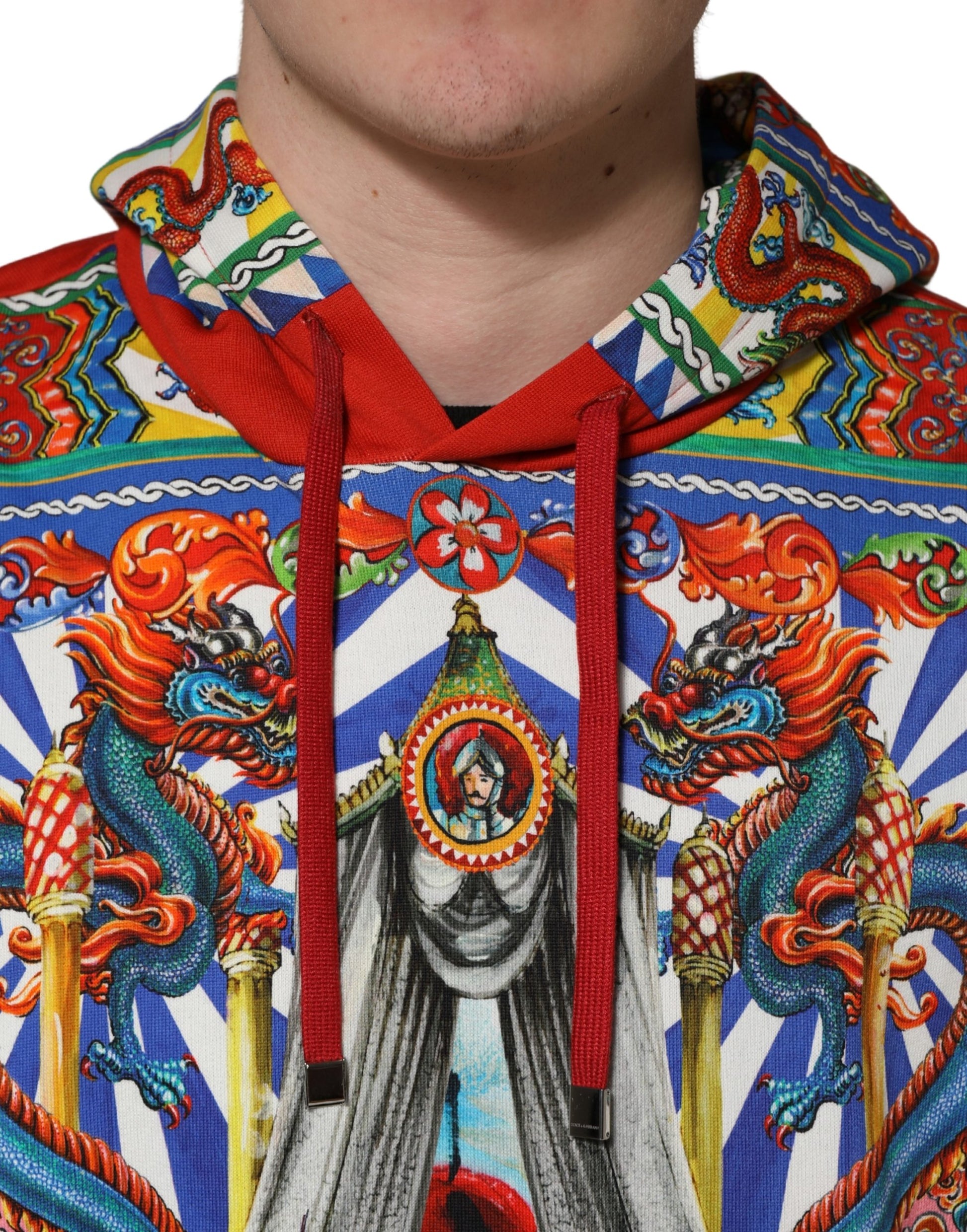 Multicolor Glamzilla Hooded Men Sweatshirt Sweater