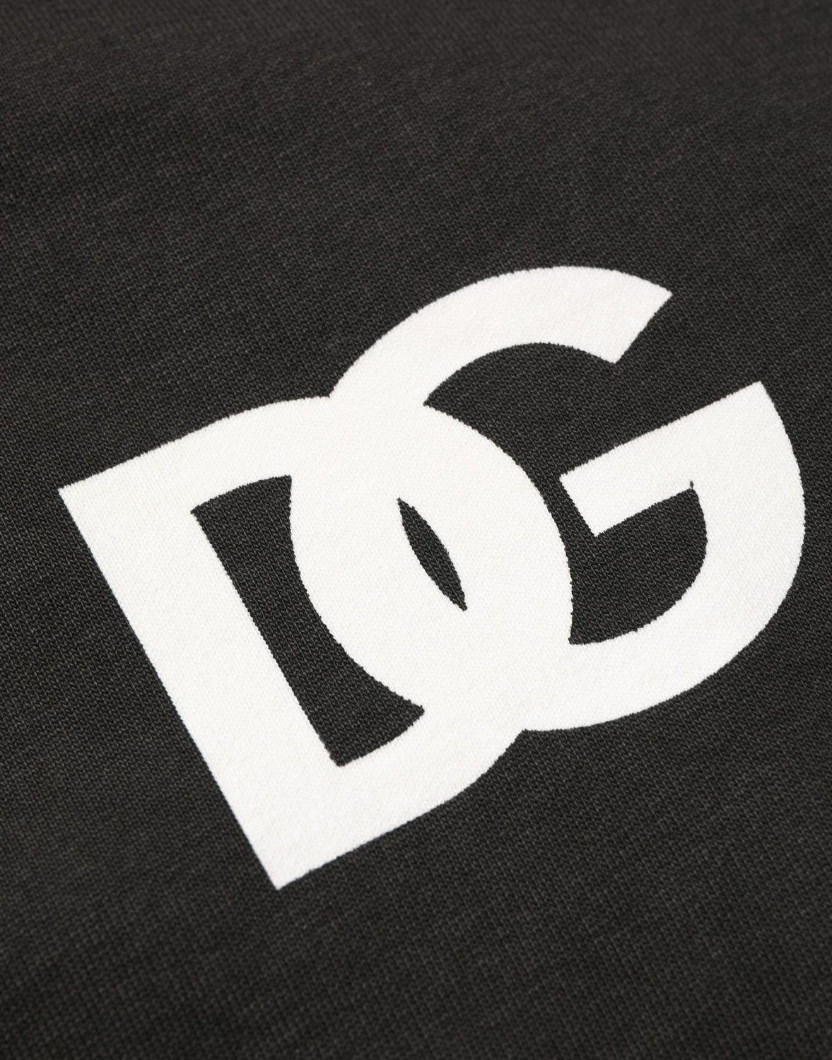 Black Cotton Logo Hooded Full Zip Sweater