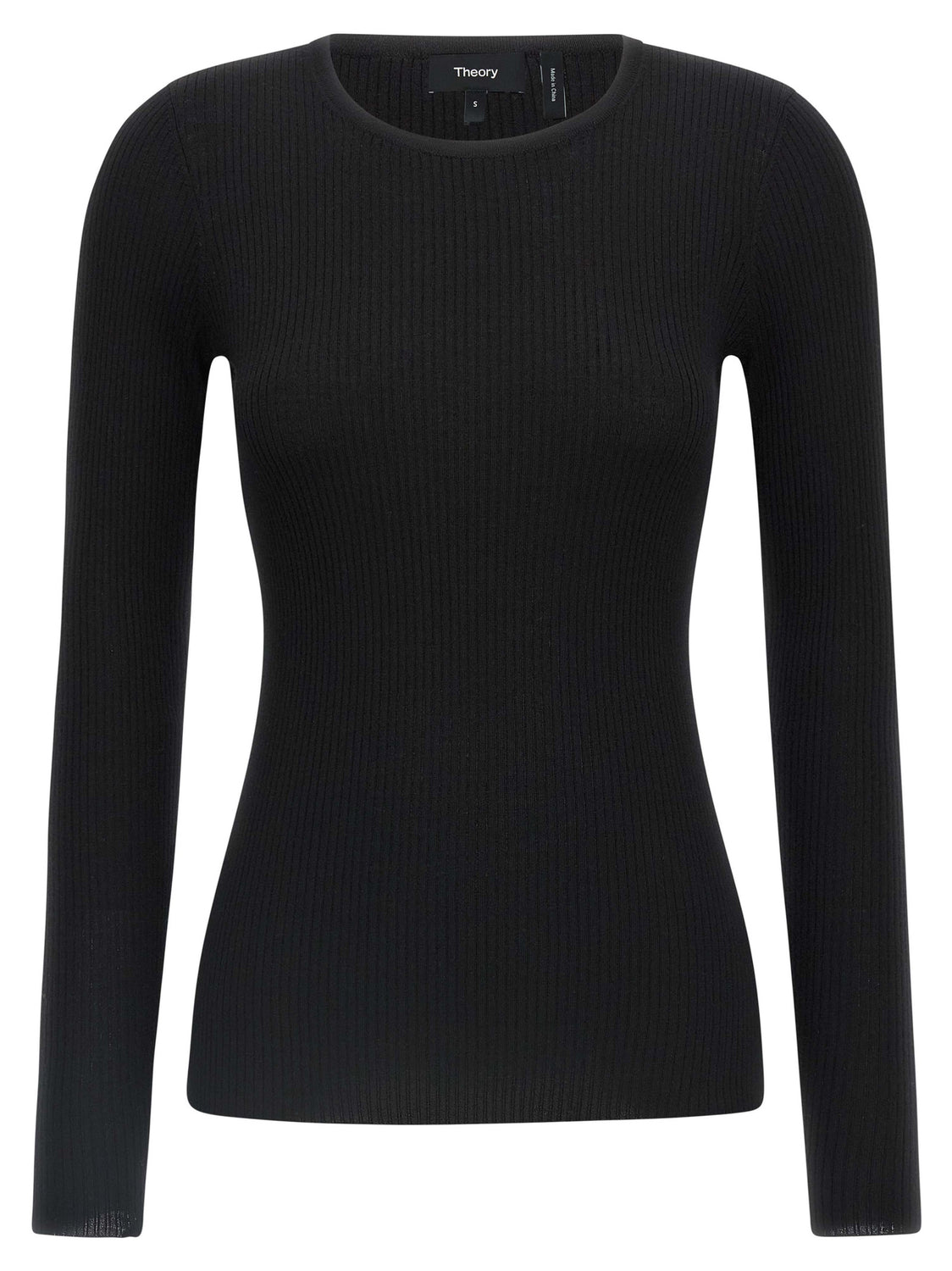Black Merino Wool Cardigan