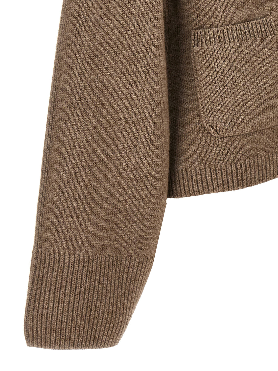 Brown Cashmere Cardigan