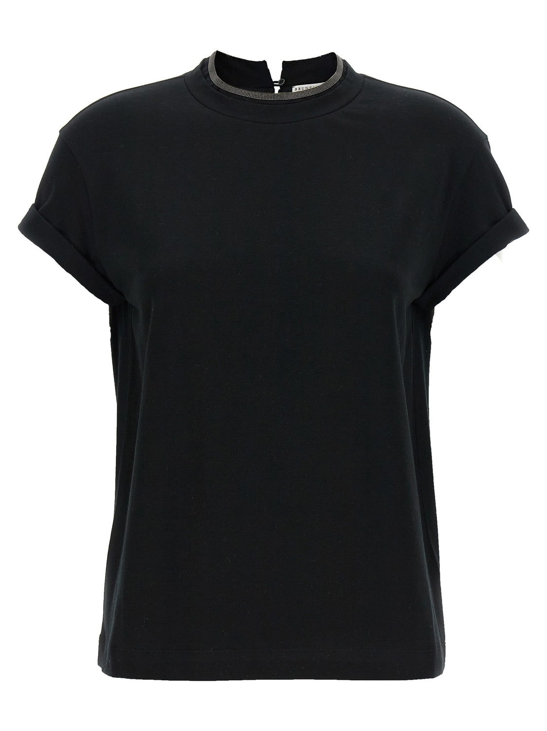 Black Cotton T-Shirt