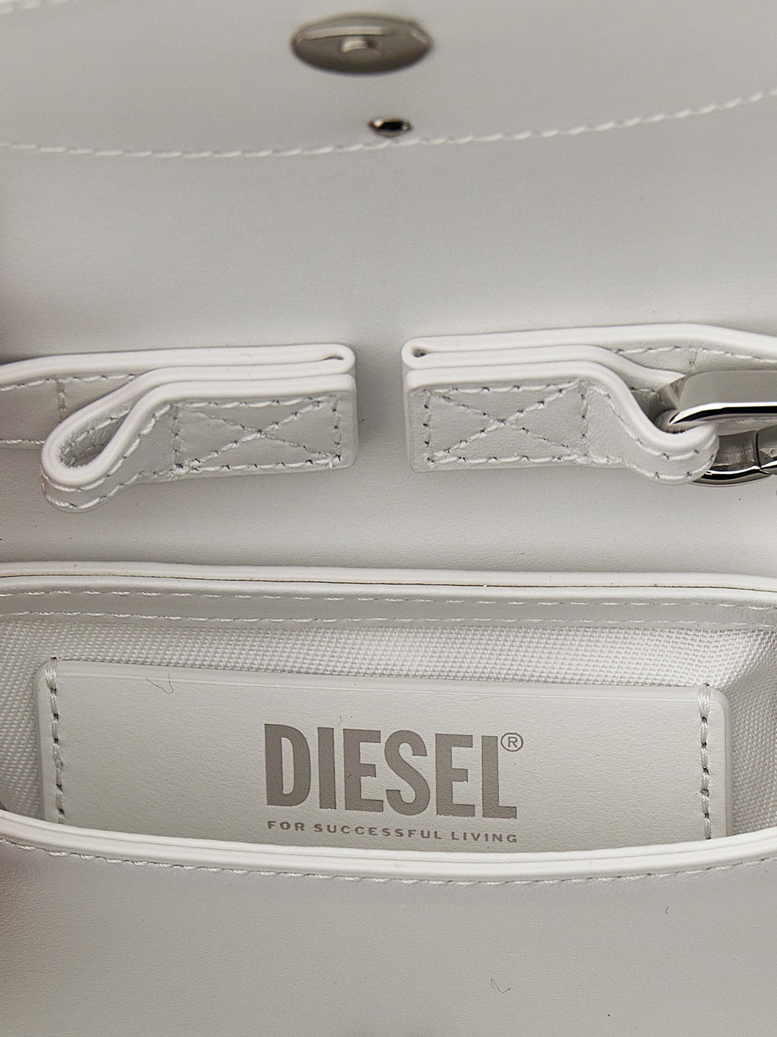 White Cowhide Handbag