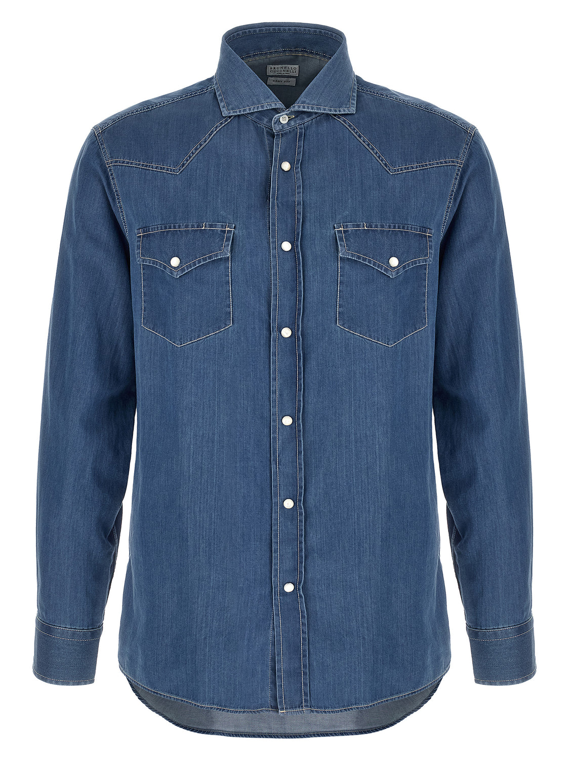 Blue Cotton Blouse