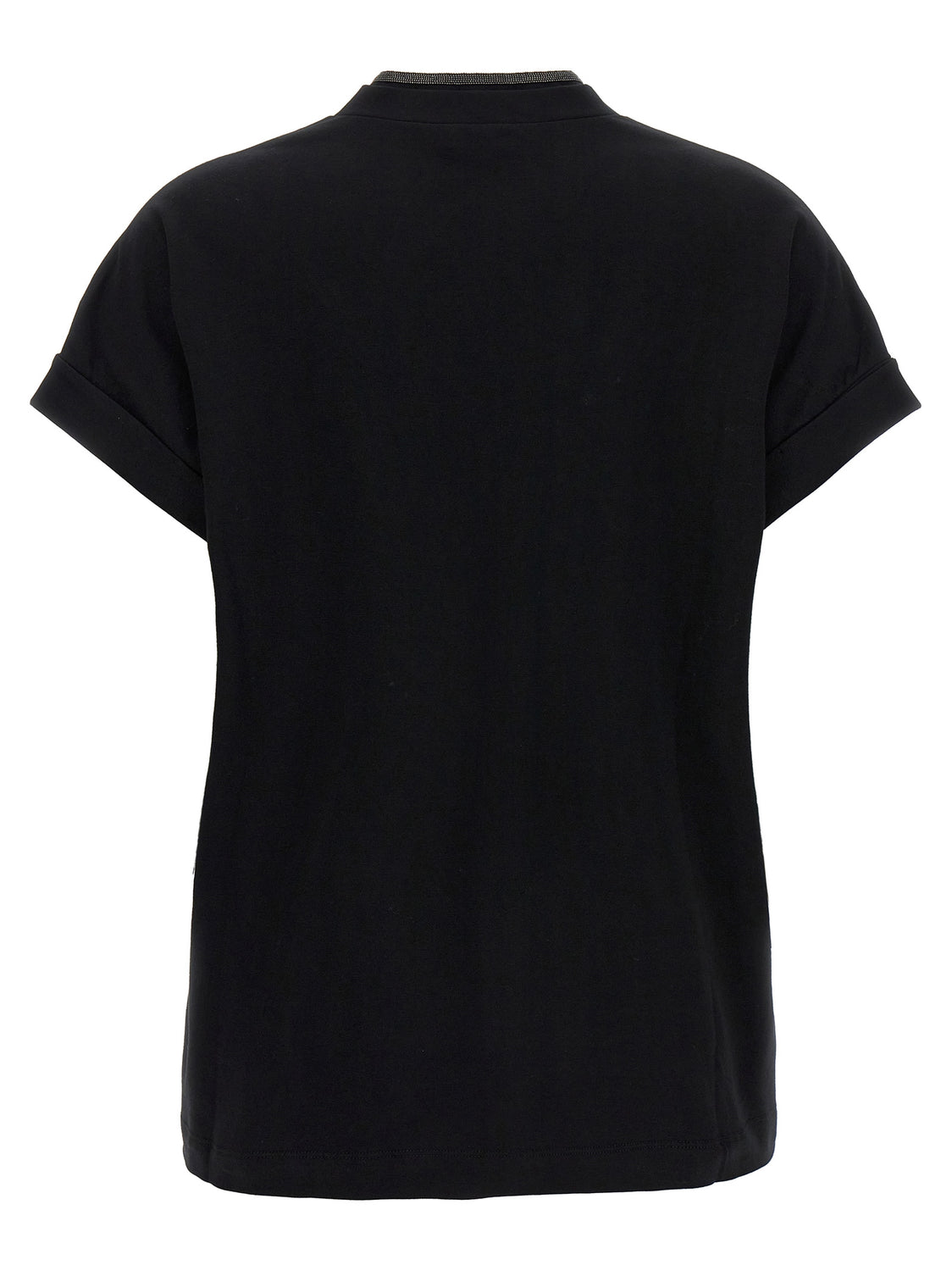 Black Cotton T-Shirt