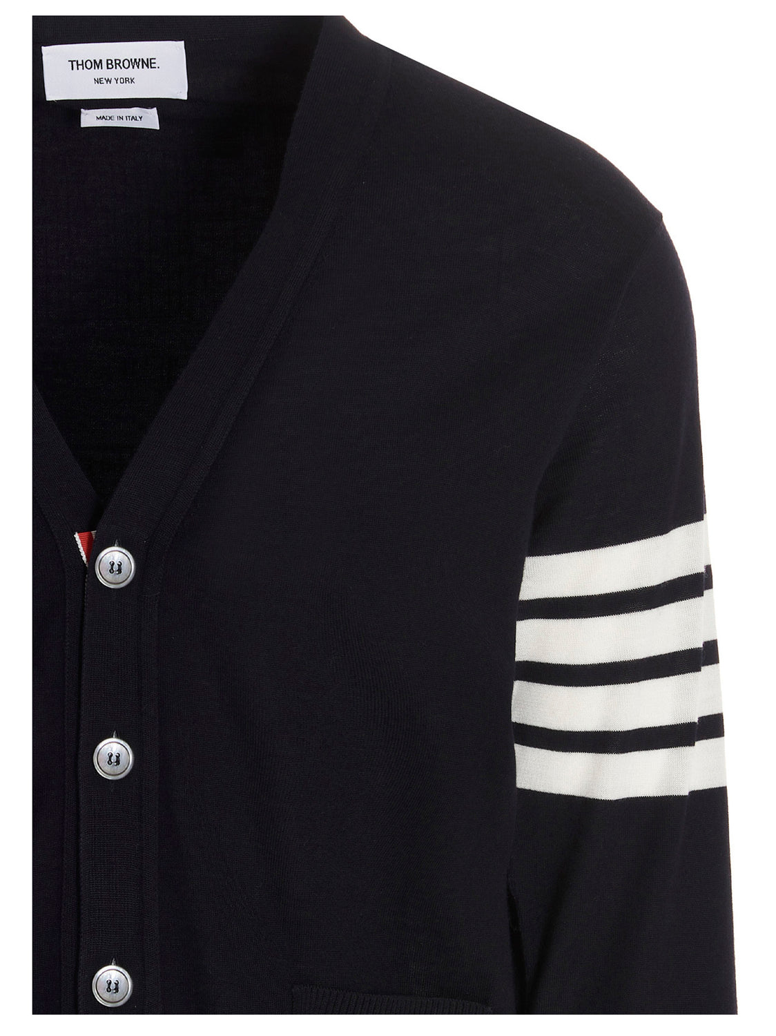 Blue Merino Wool Cardigan