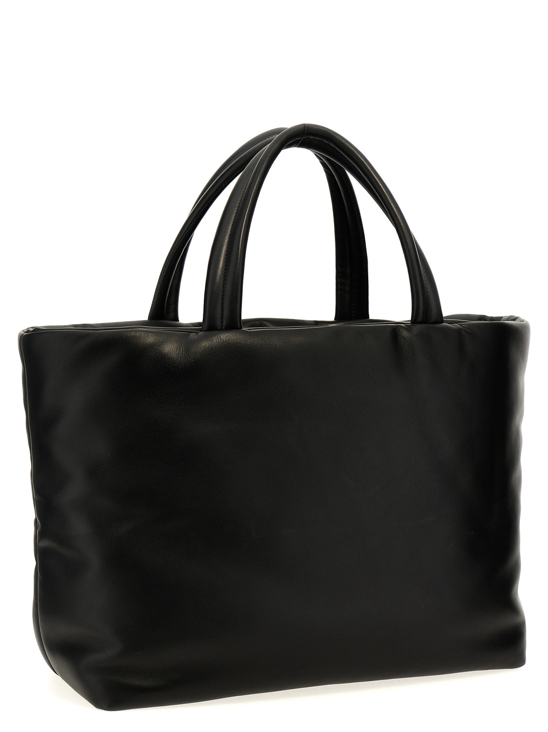 Black Lamb Leather Tote Bag