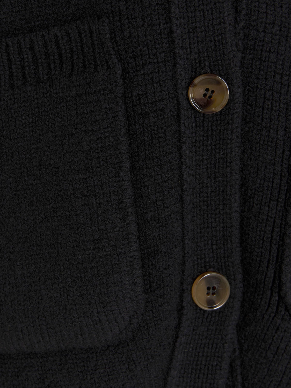 Black Cashmere Cardigan
