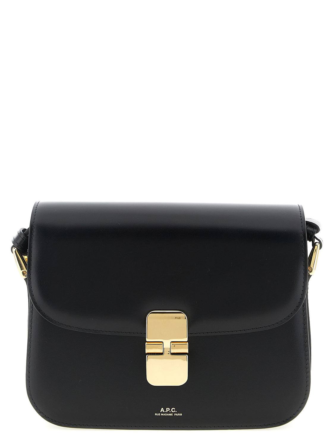 Black Cowhide Crossbody Bag
