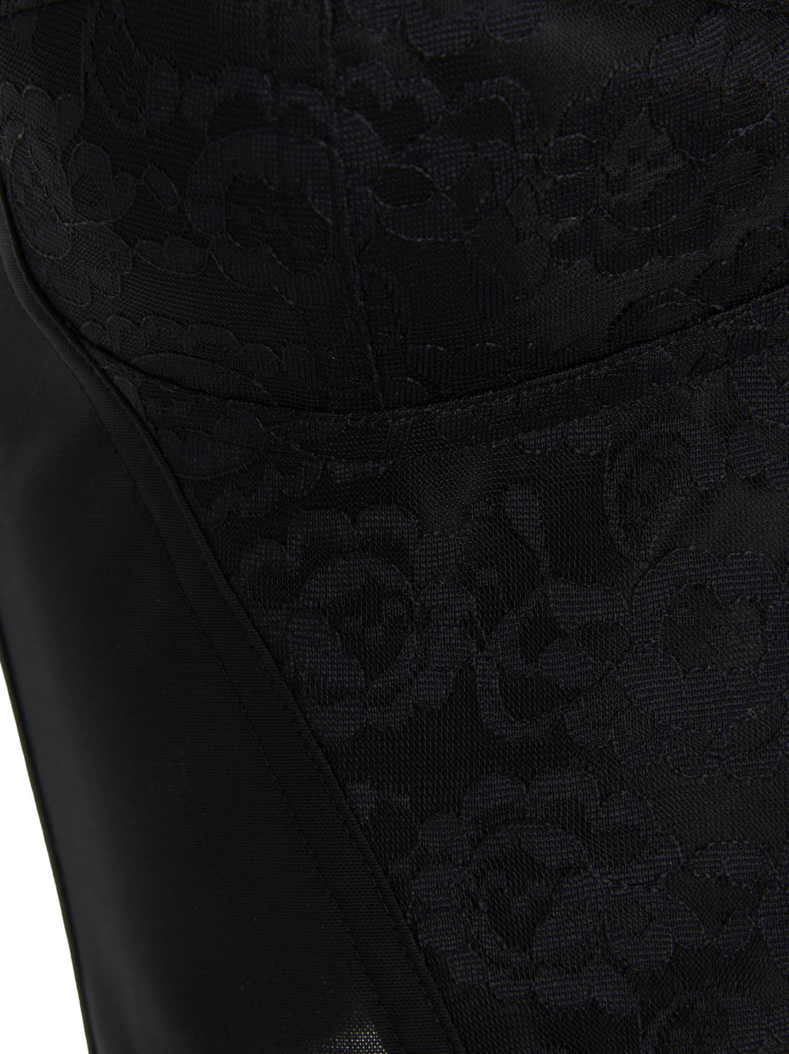Black Polyamide Tank Tops