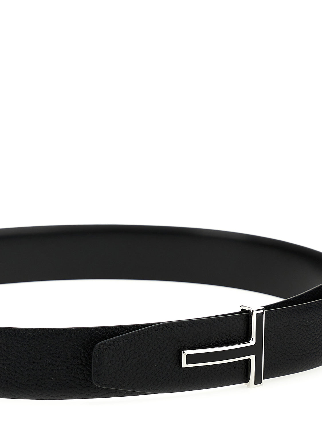 Black Calfskin Regular Belt