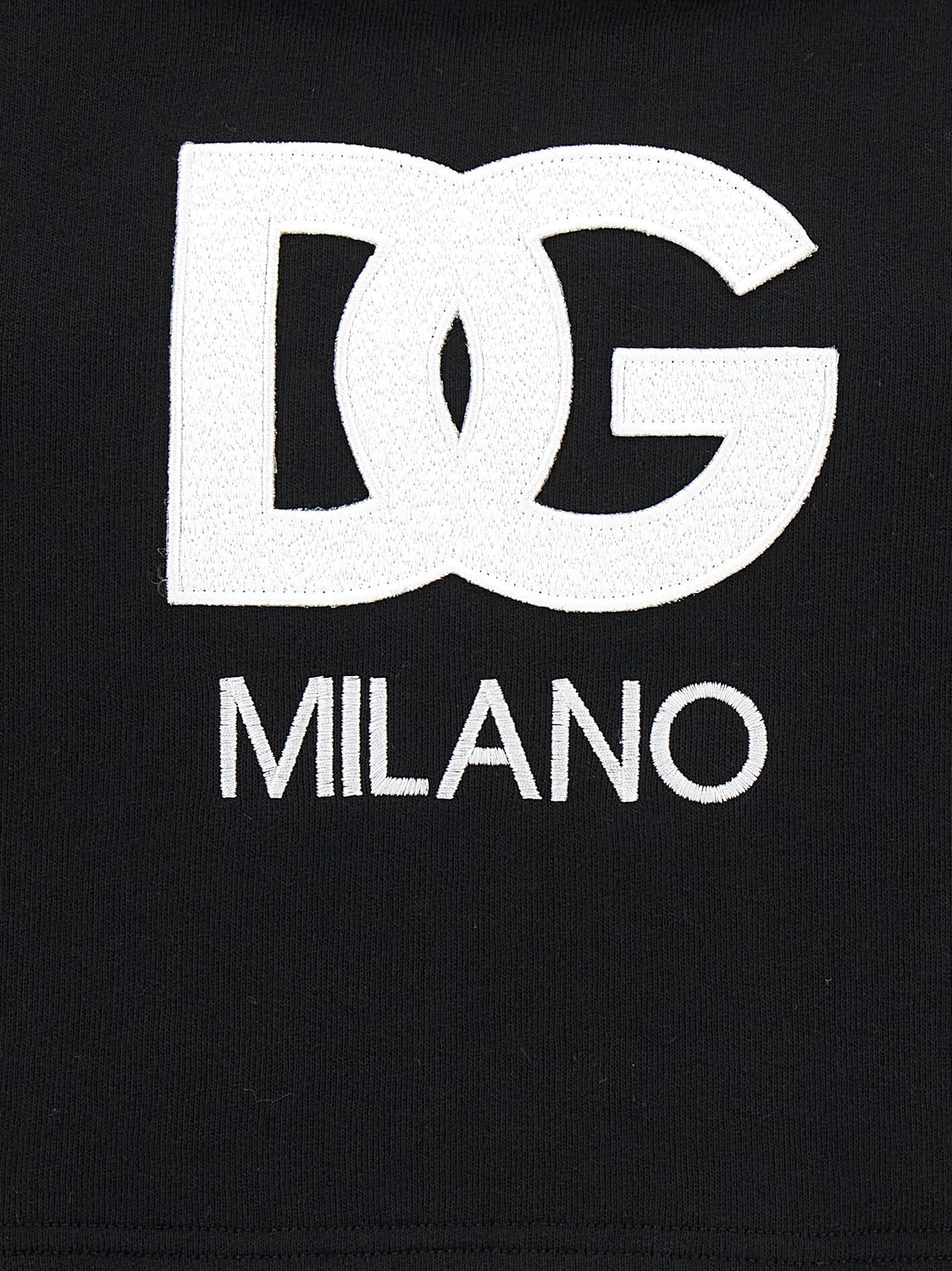 Black Cotton Hoodie