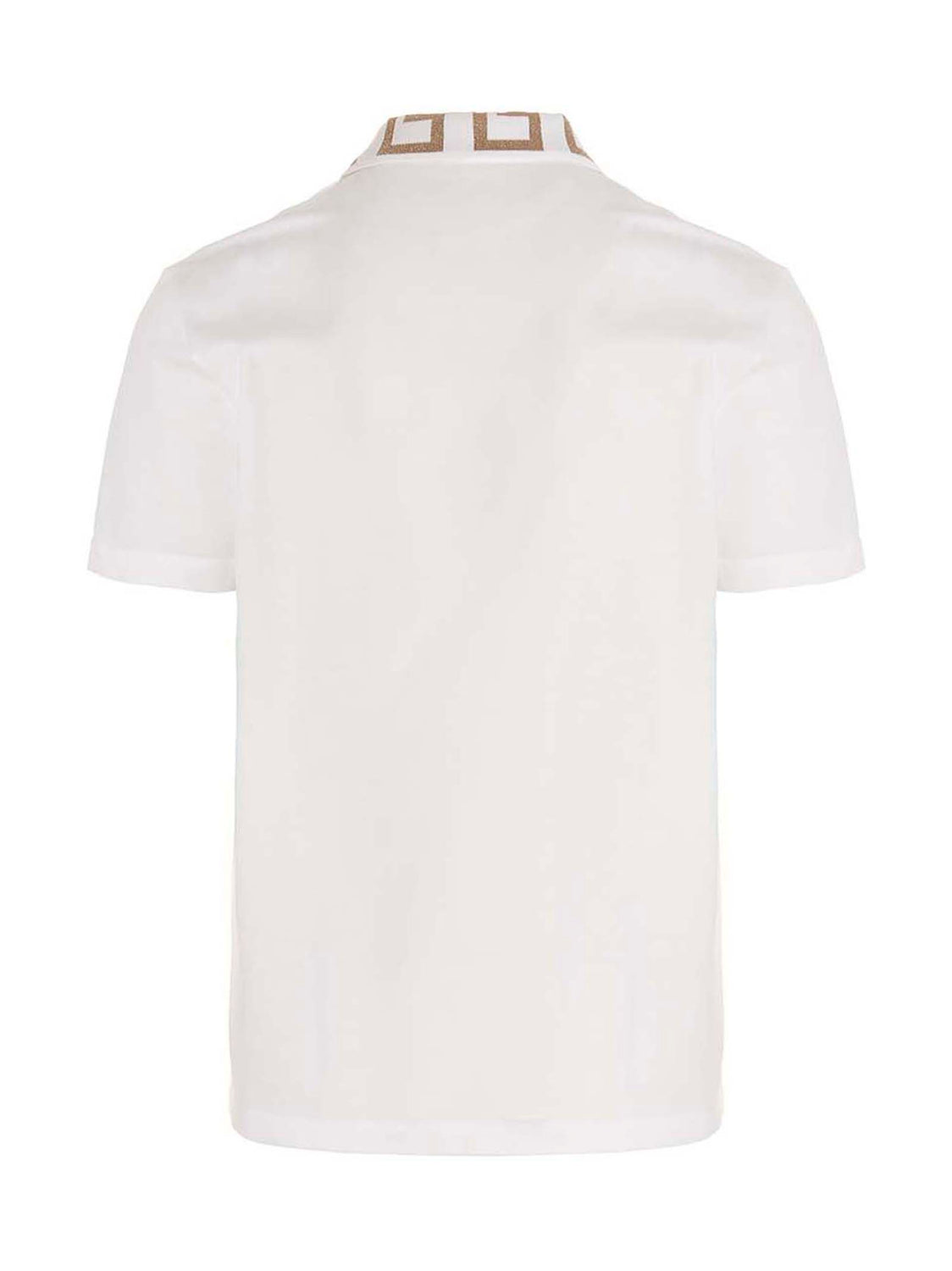 White Cotton Polo Shirt