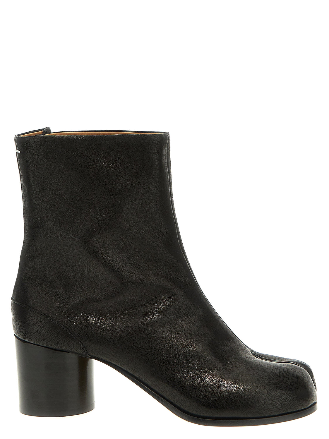Black Napa Leather / Calf Bos Taurus Ankle Boots