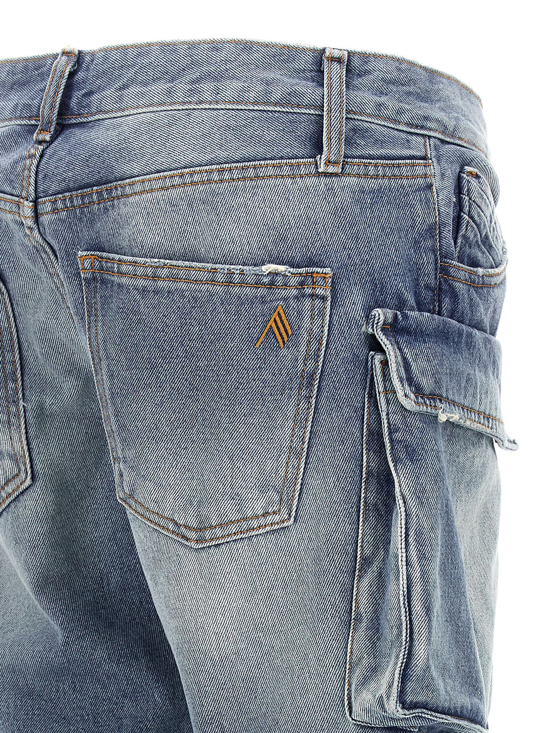 Blue Cotton Jeans Denim