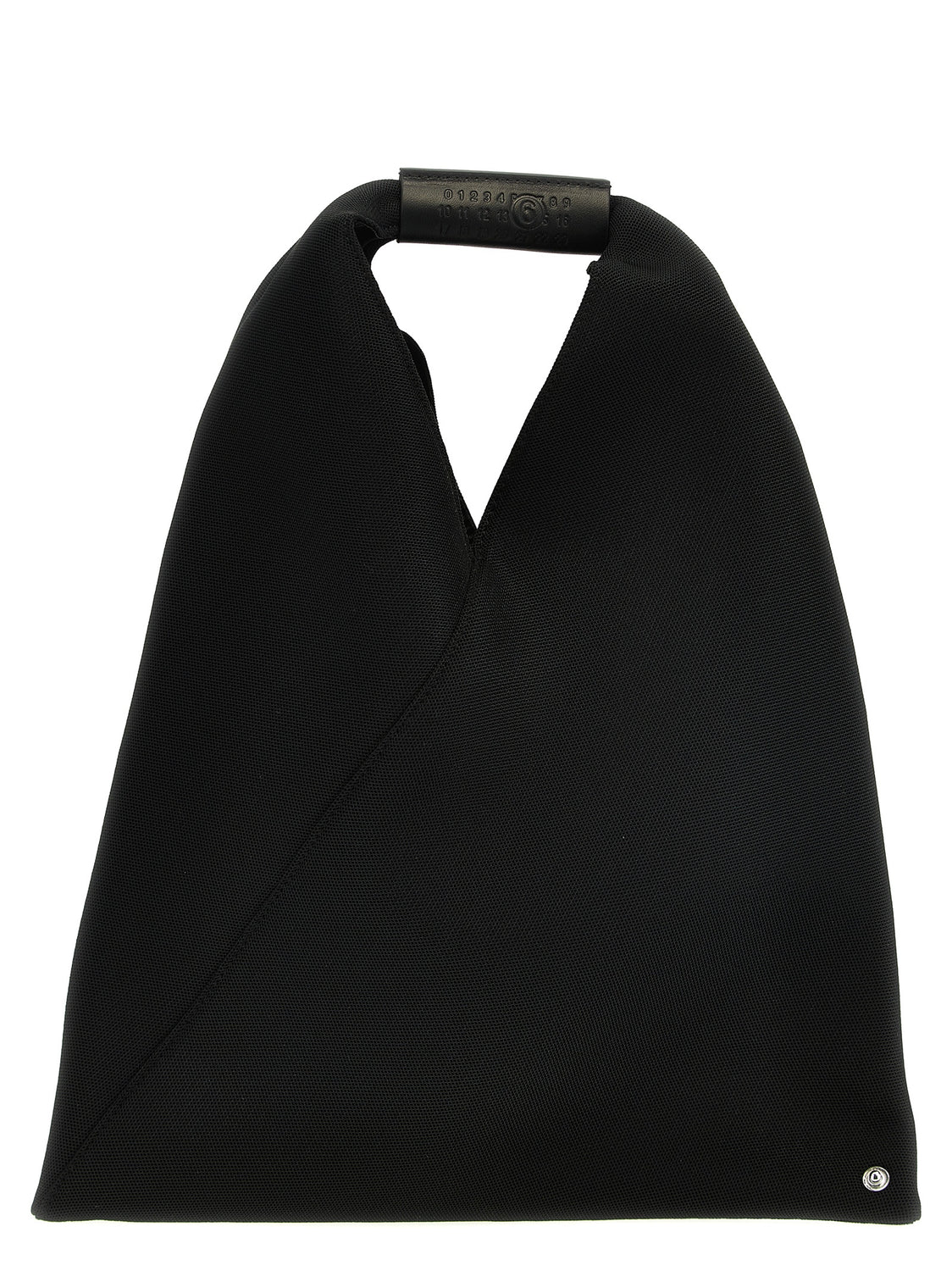 Black Polyester Shoulder Bag