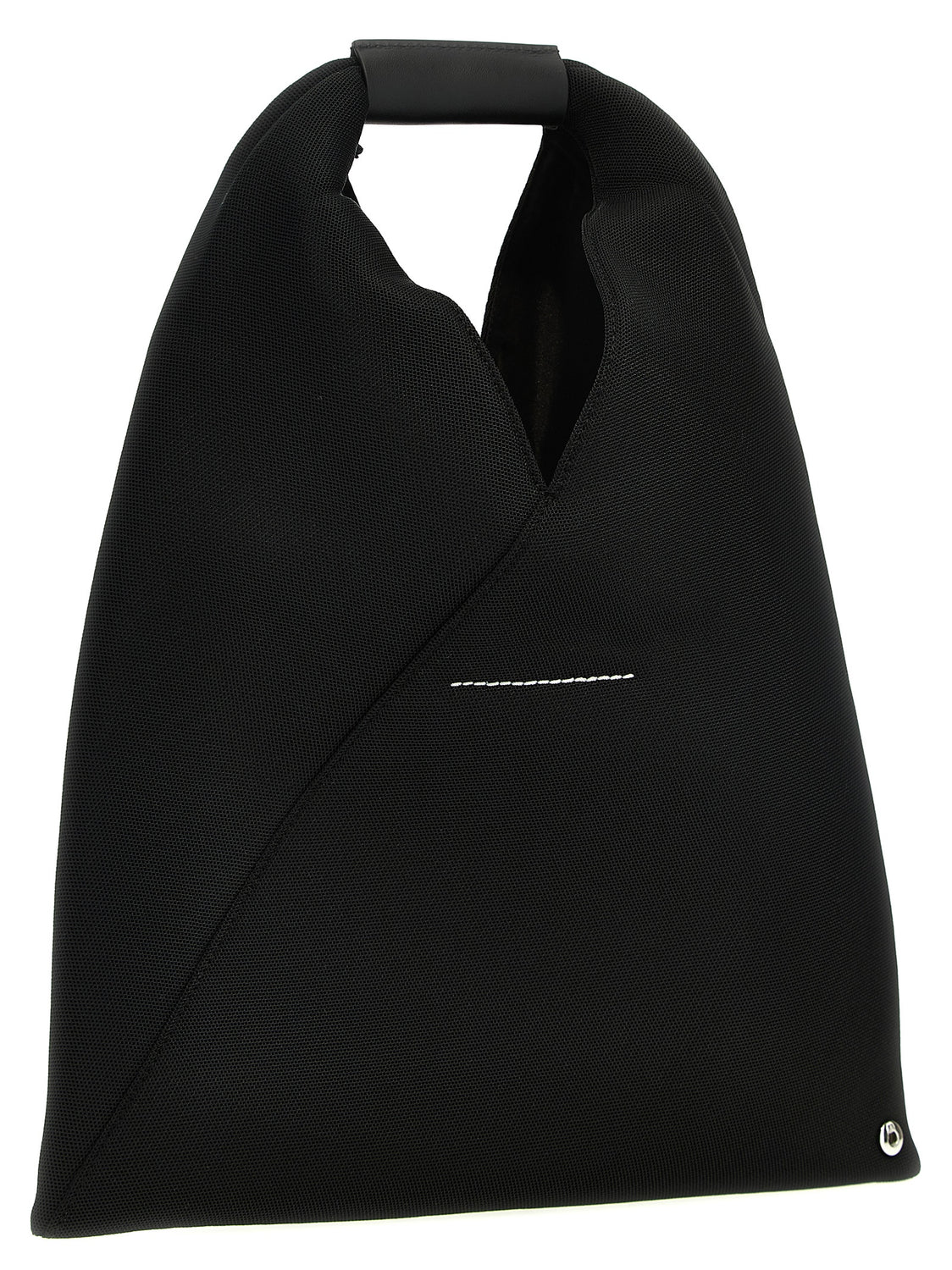 Black Polyester Shoulder Bag