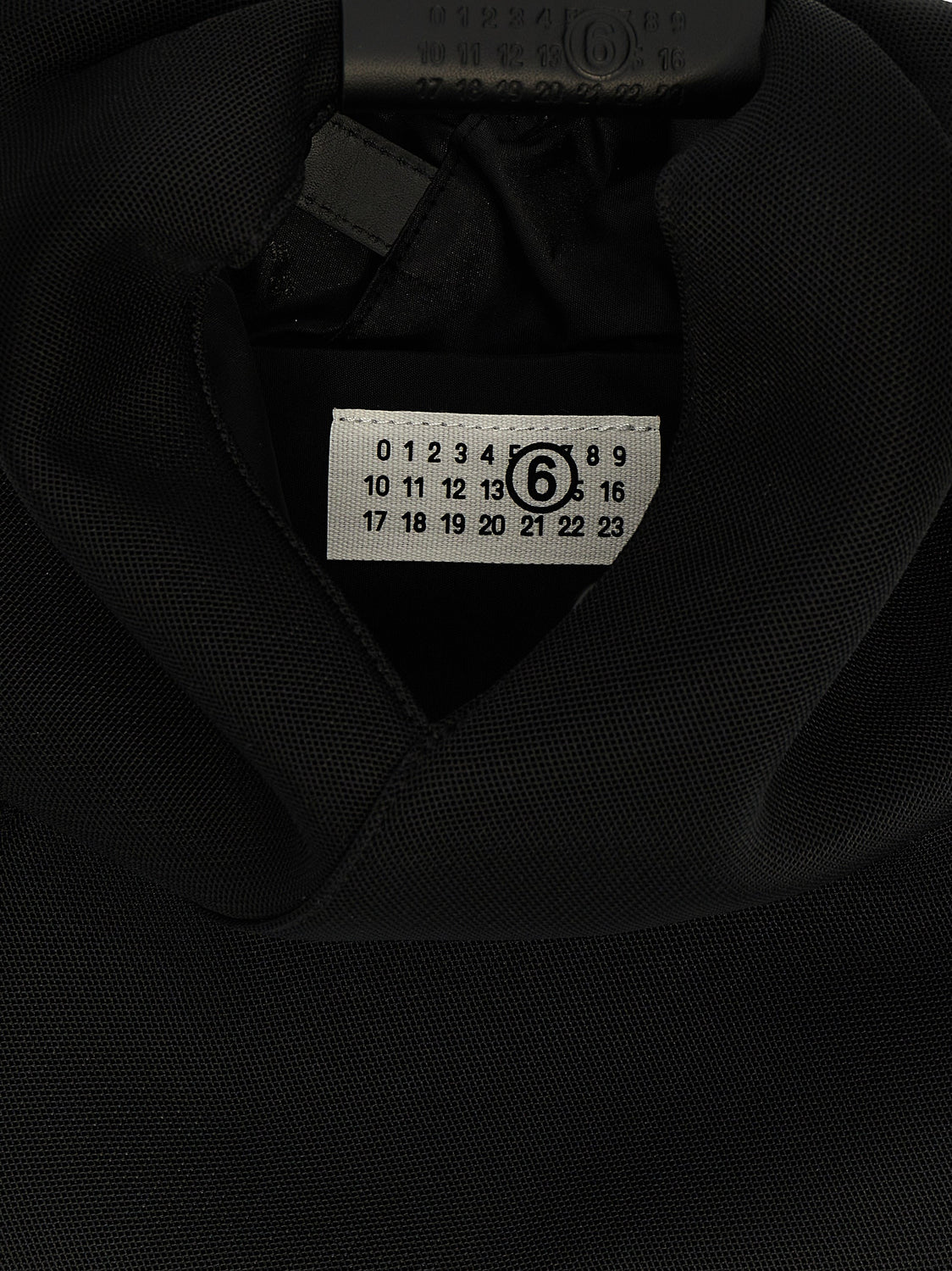Black Polyester Shoulder Bag