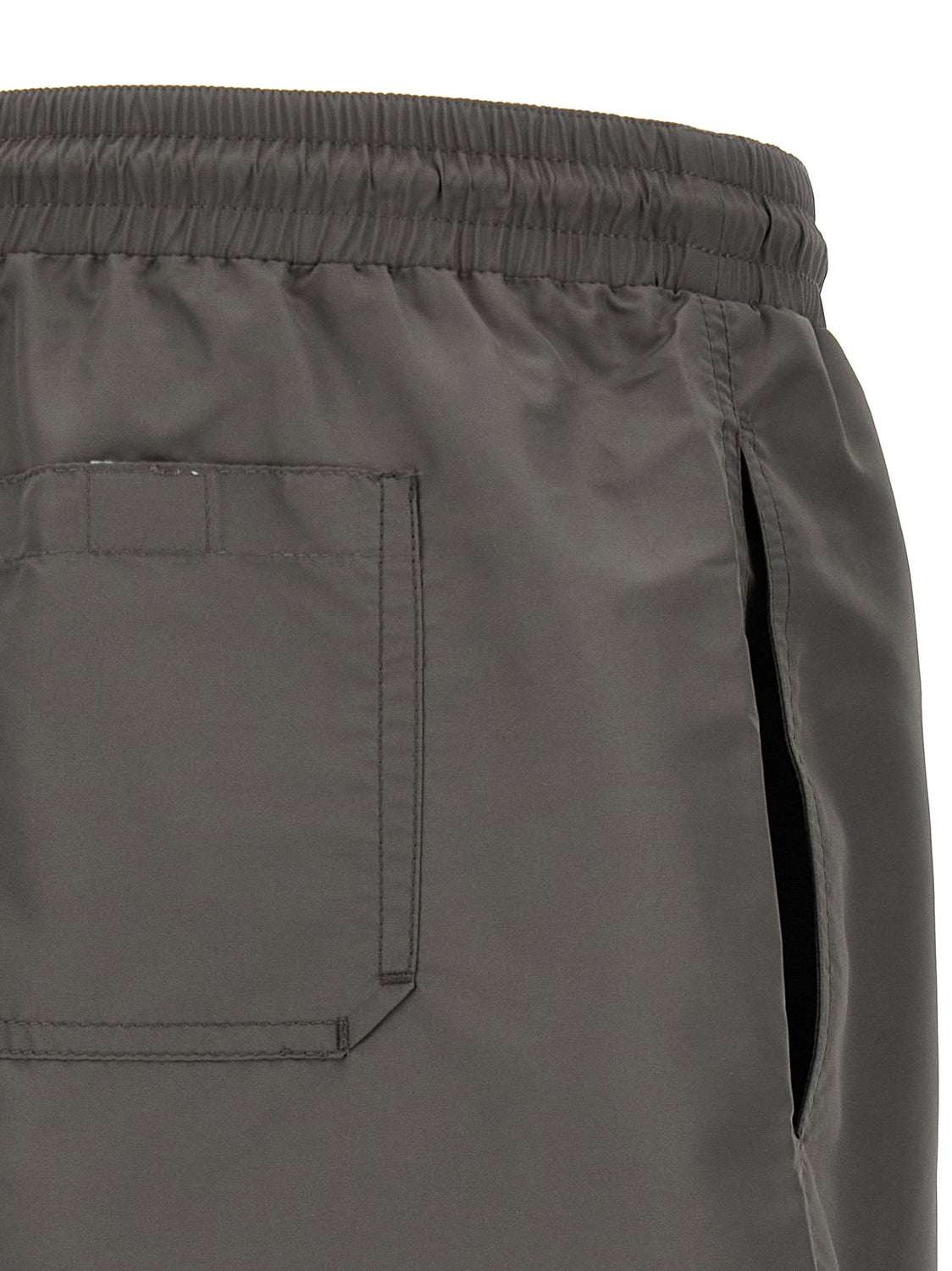 Gray Polyester Shorts
