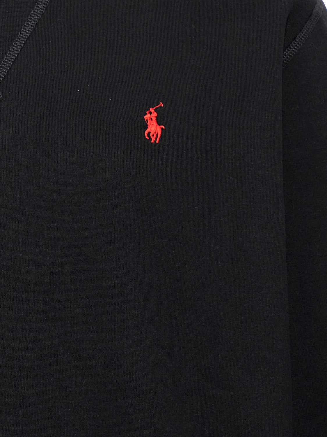Black Cotton Sweatshirt