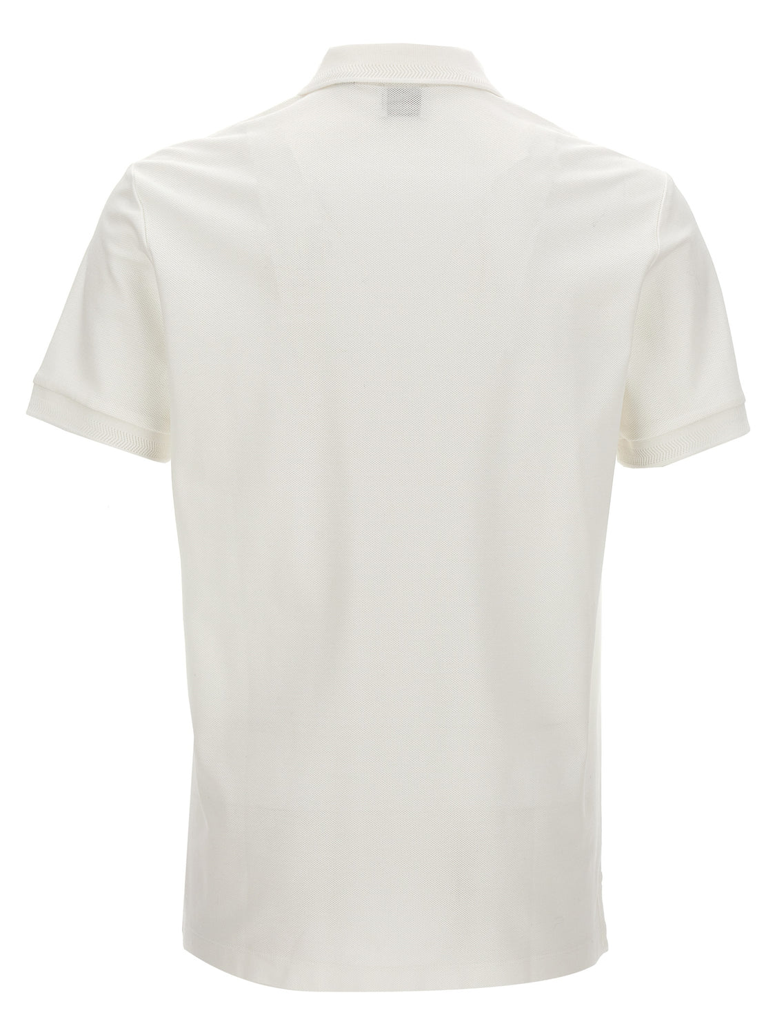 White Cotton Polo Shirt