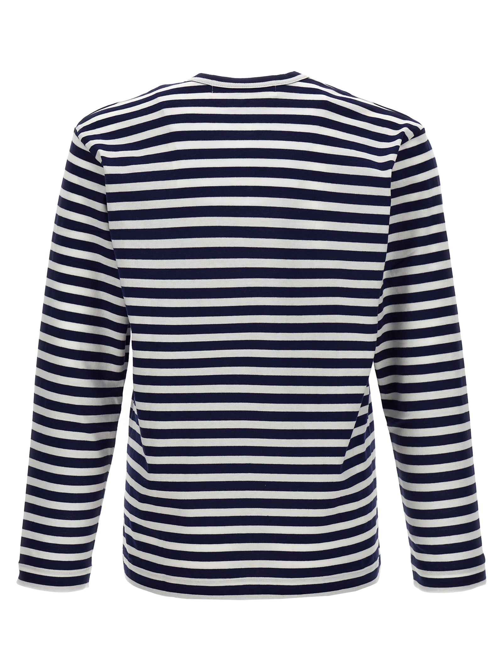 Blue Cotton Long Sleeve T-Shirt