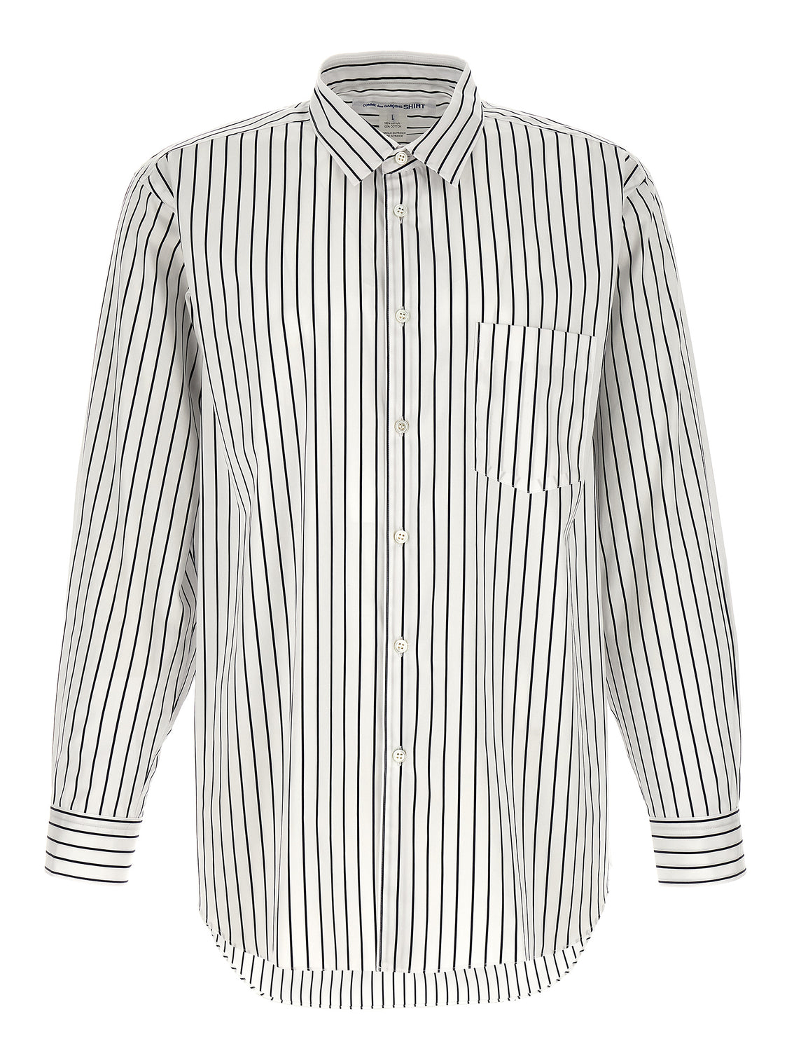 Bicolor Cotton Blouse