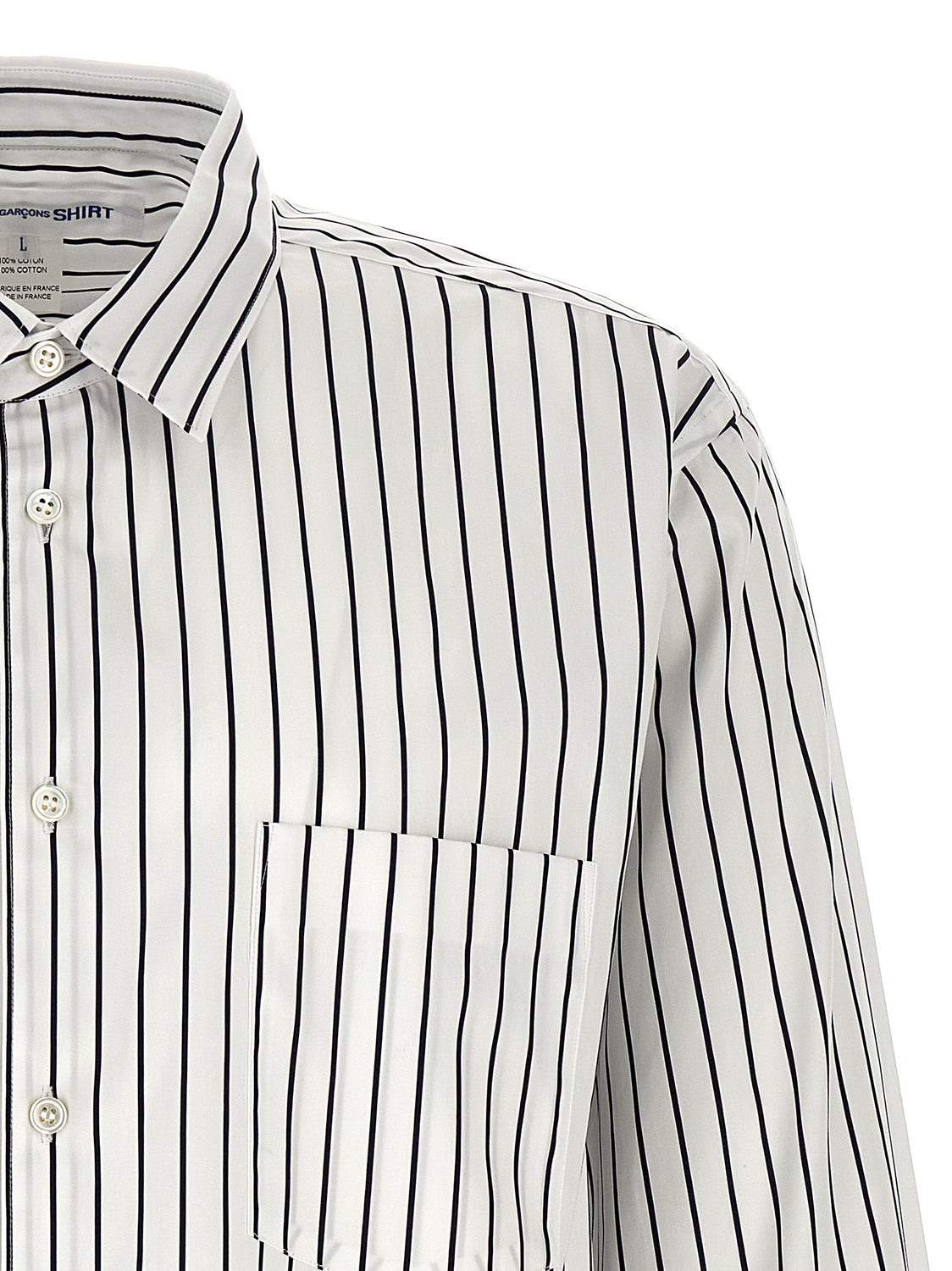Bicolor Cotton Blouse