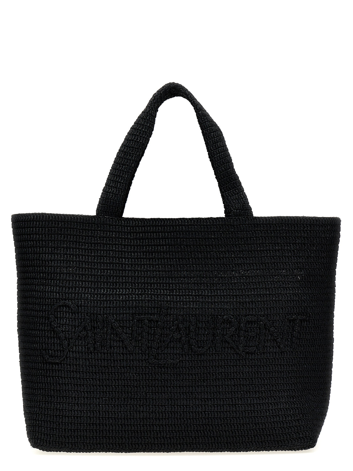 Black Viscose Tote Bag