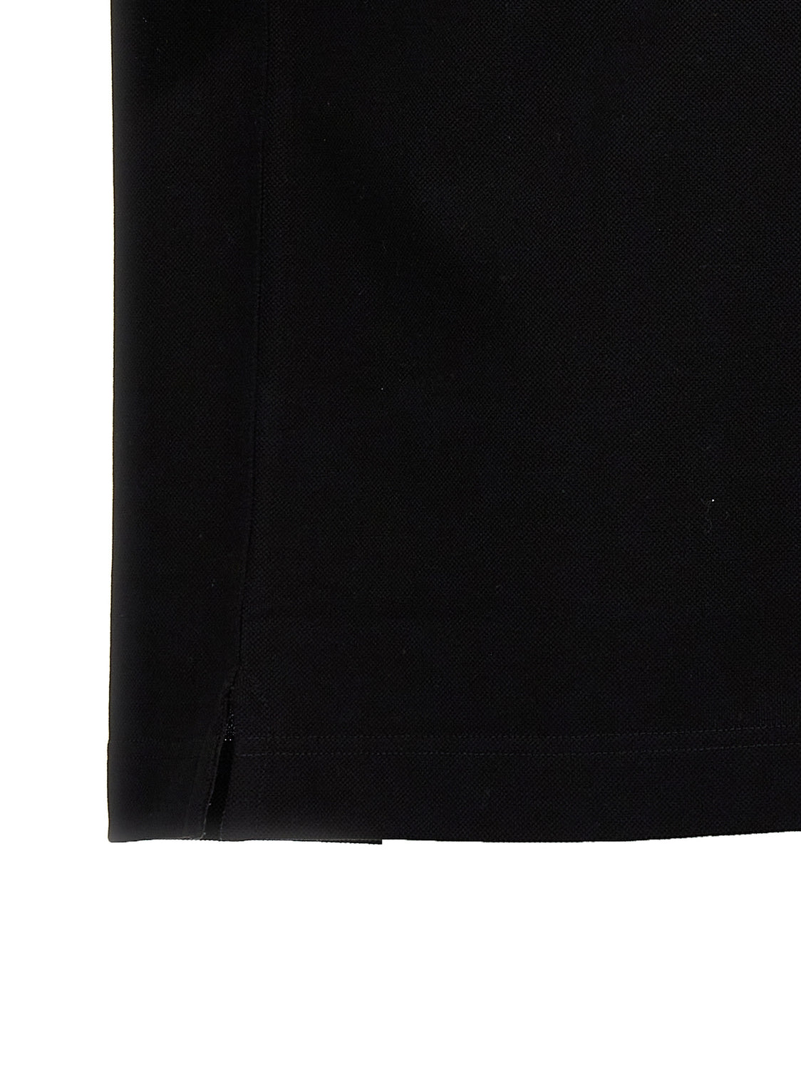 Black Cotton Polo Shirt