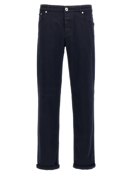 Blue Cotton Jeans Denim