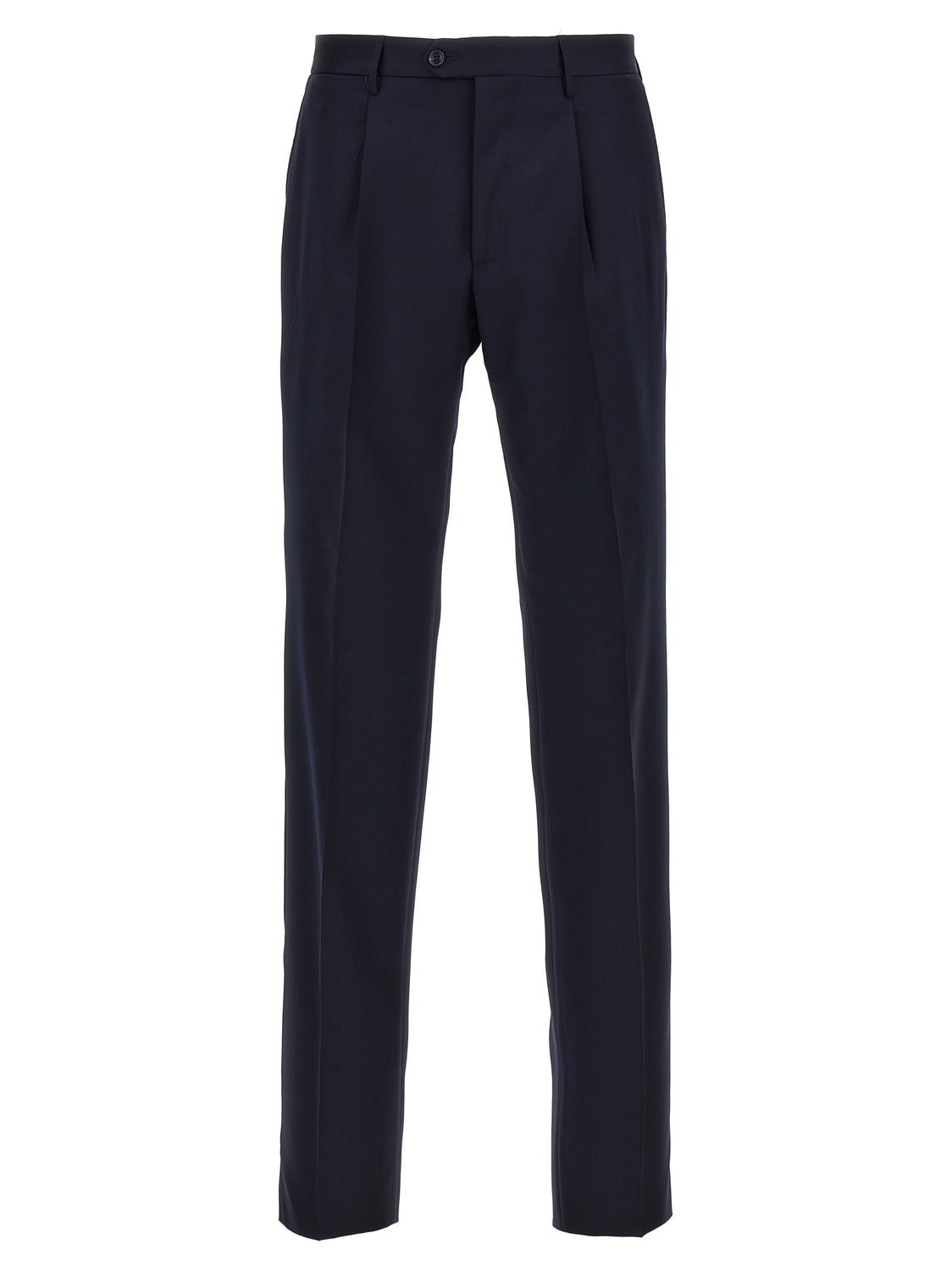 Blue Virgin Wool Two-Piece Suit