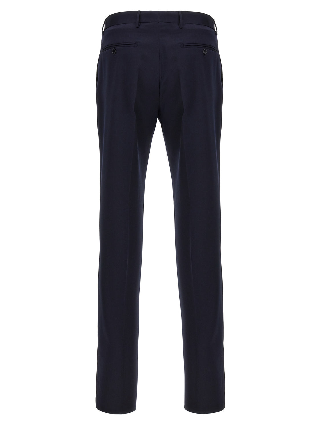 Blue Virgin Wool Two-Piece Suit