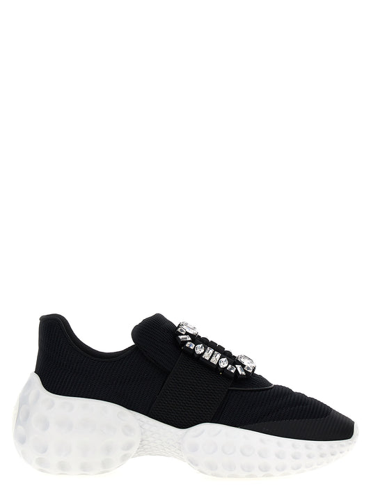 Bicolor Polyethylene Athletic Sneakers