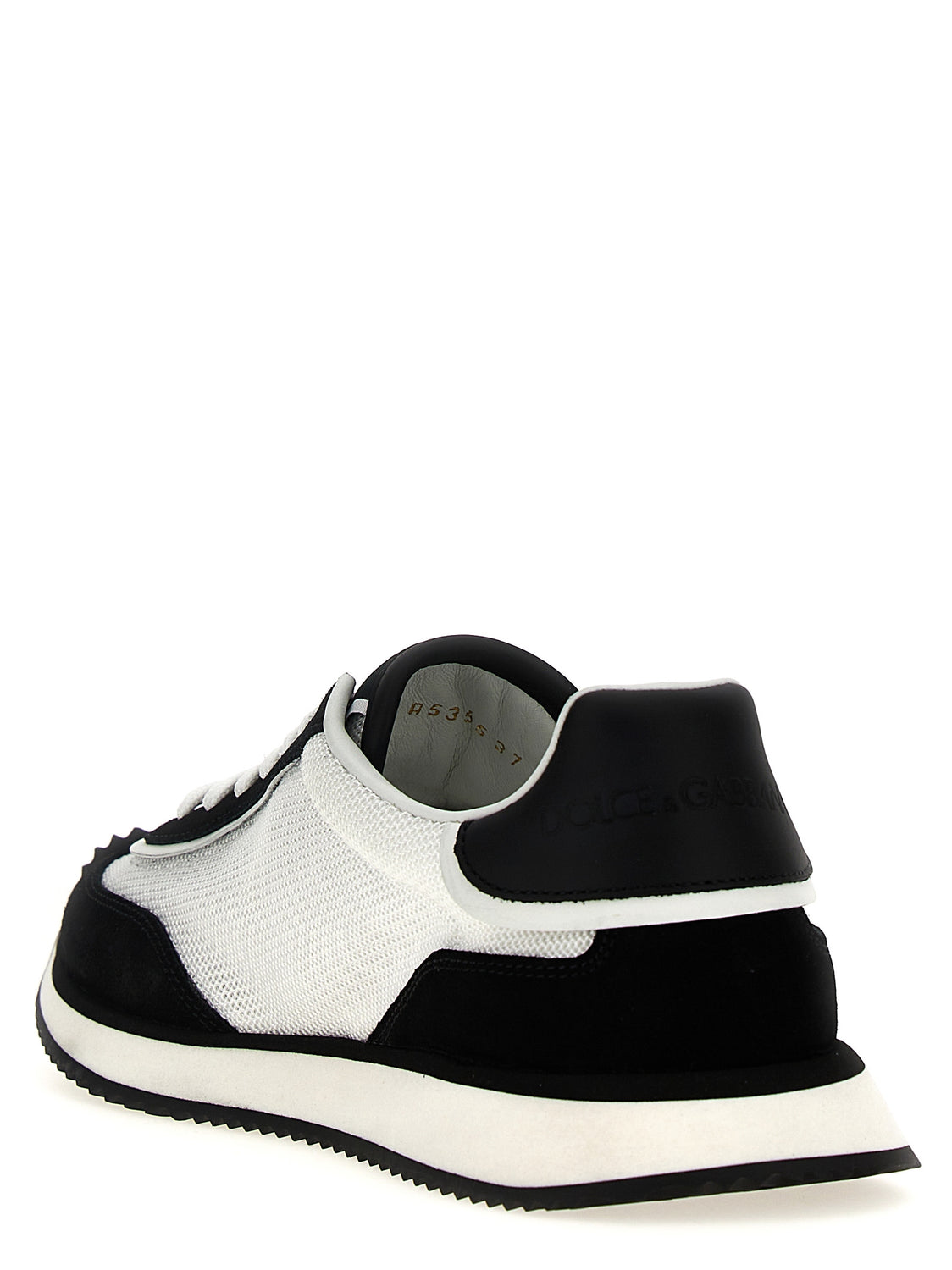 Bicolor Calfskin Athletic Sneakers