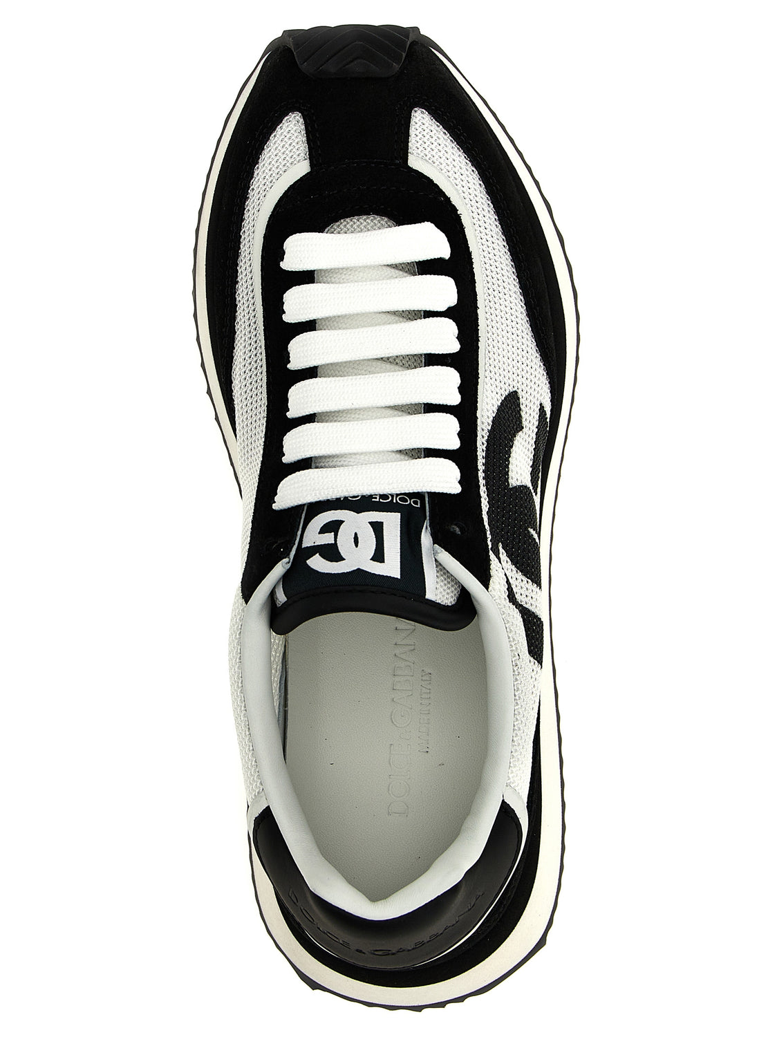 Bicolor Calfskin Athletic Sneakers