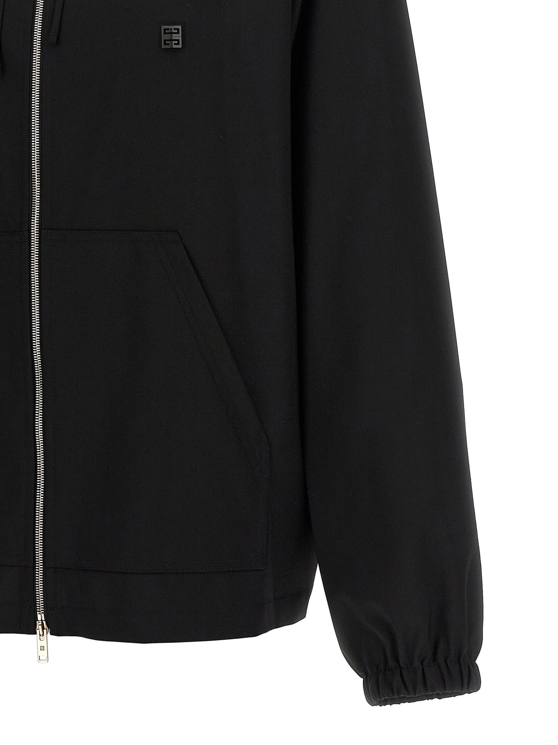 Black Virgin Wool Sweatshirt