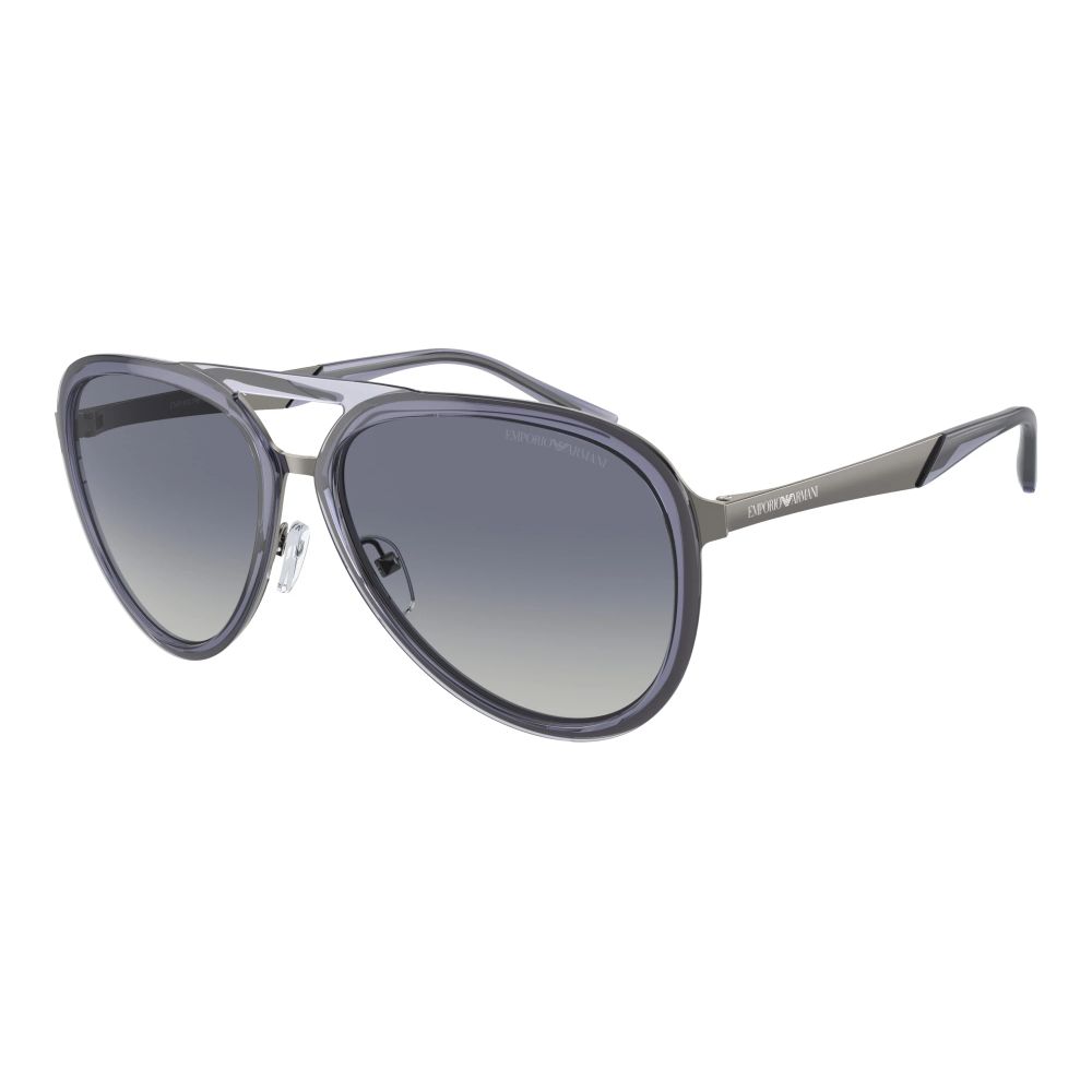 Blue Metal Sunglasses