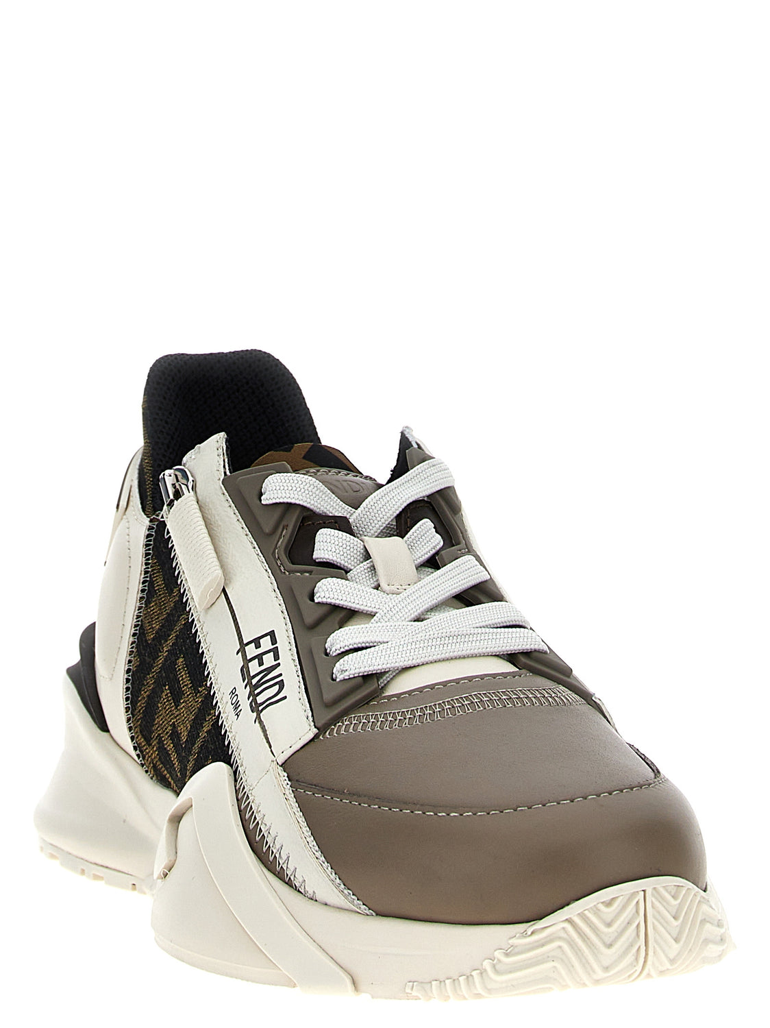 Multicolor Calf Leather Bos Taurus Athletic Sneakers