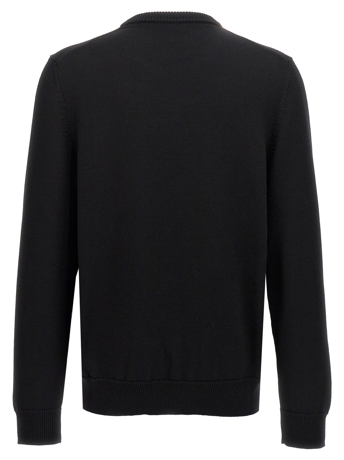 Black Virgin Wool Cardigan
