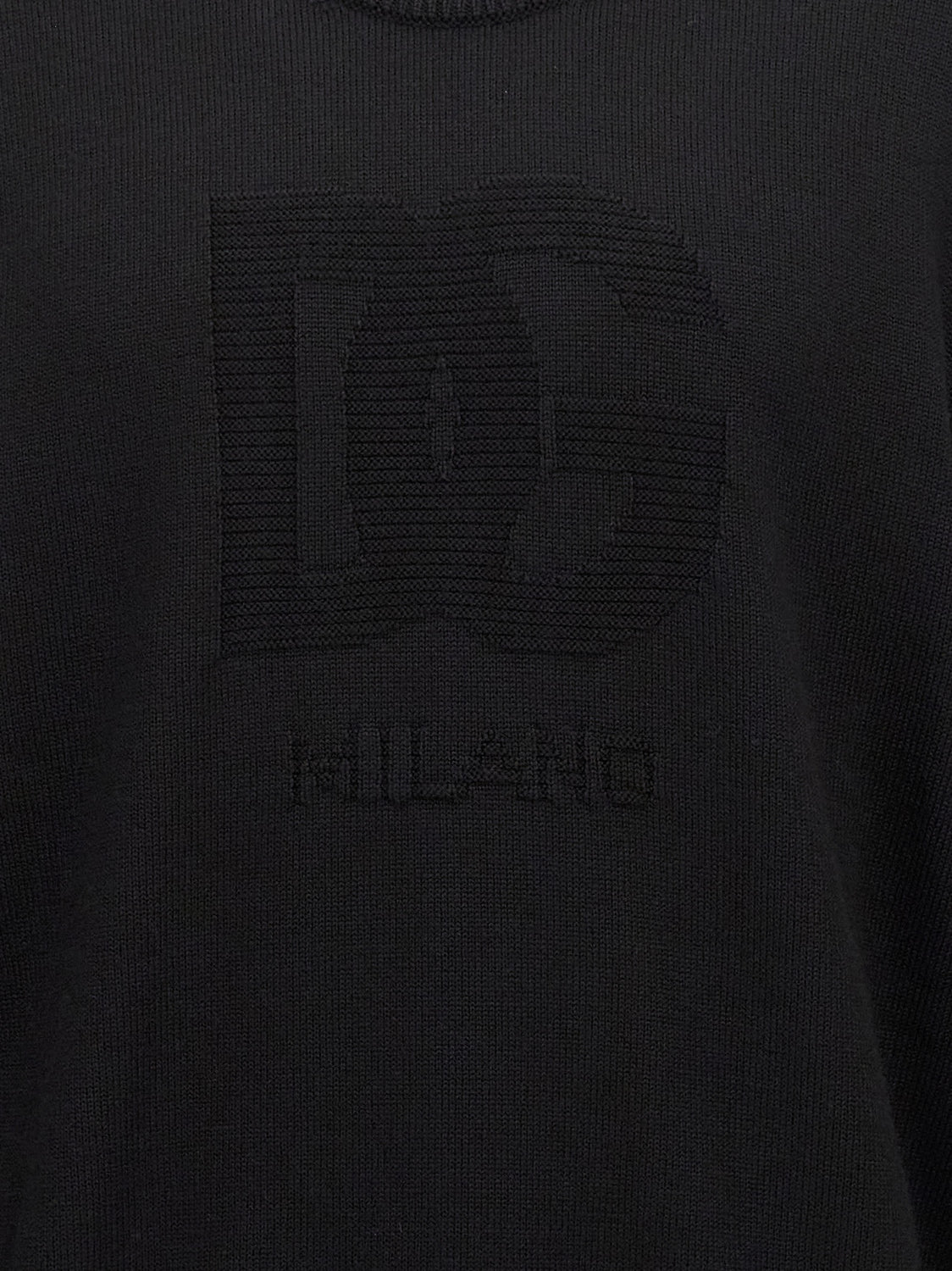 Black Virgin Wool Cardigan